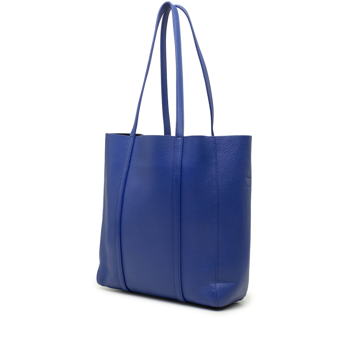 Balenciaga Leather Everyday Tote XS — Blue