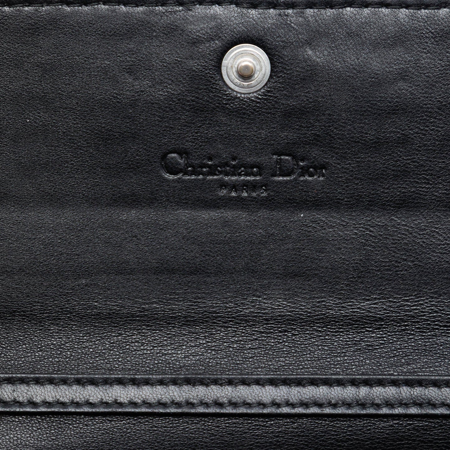 Dior Woven Lambskin Lady Dior Rendezvouz Wallet on Chain