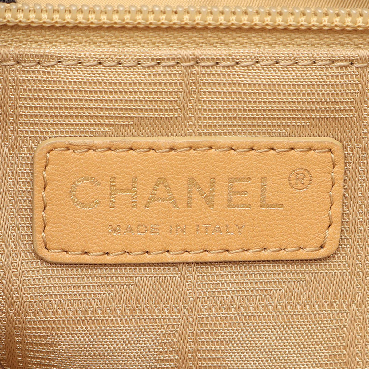 Chanel New Travel Line Nylon Tote — Gold
