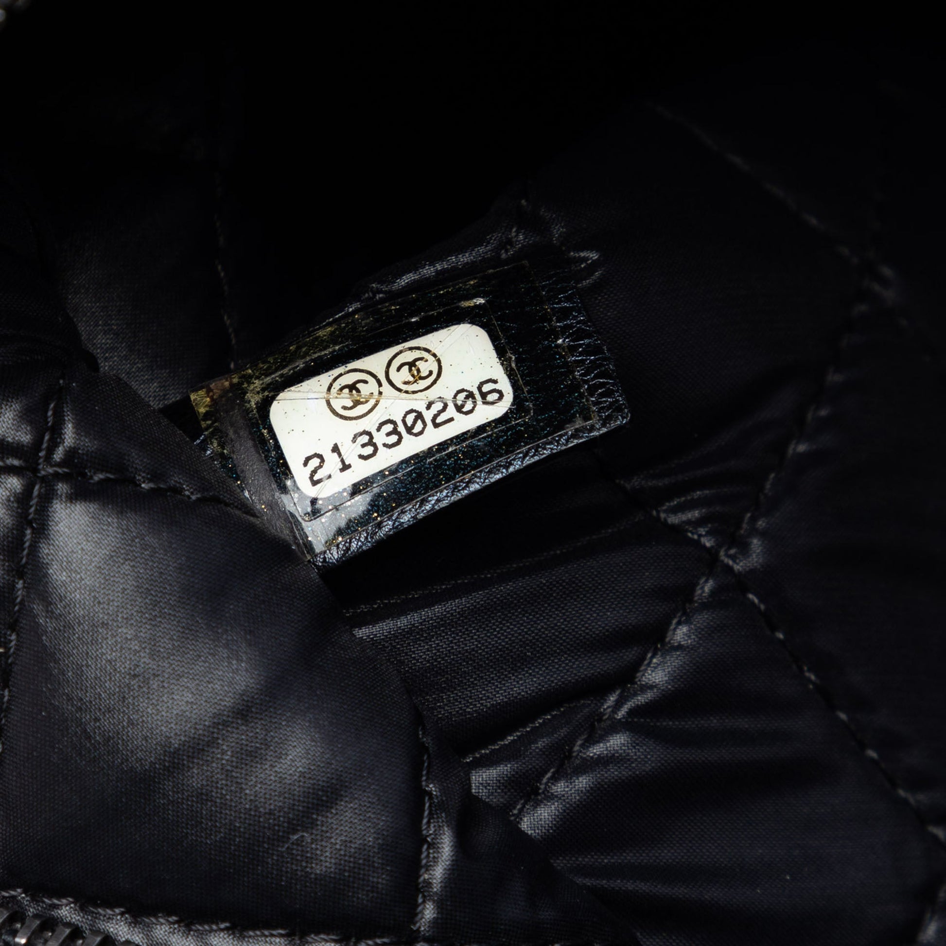 Large Quilted Metallic Lambskin Boy O Case Clutch