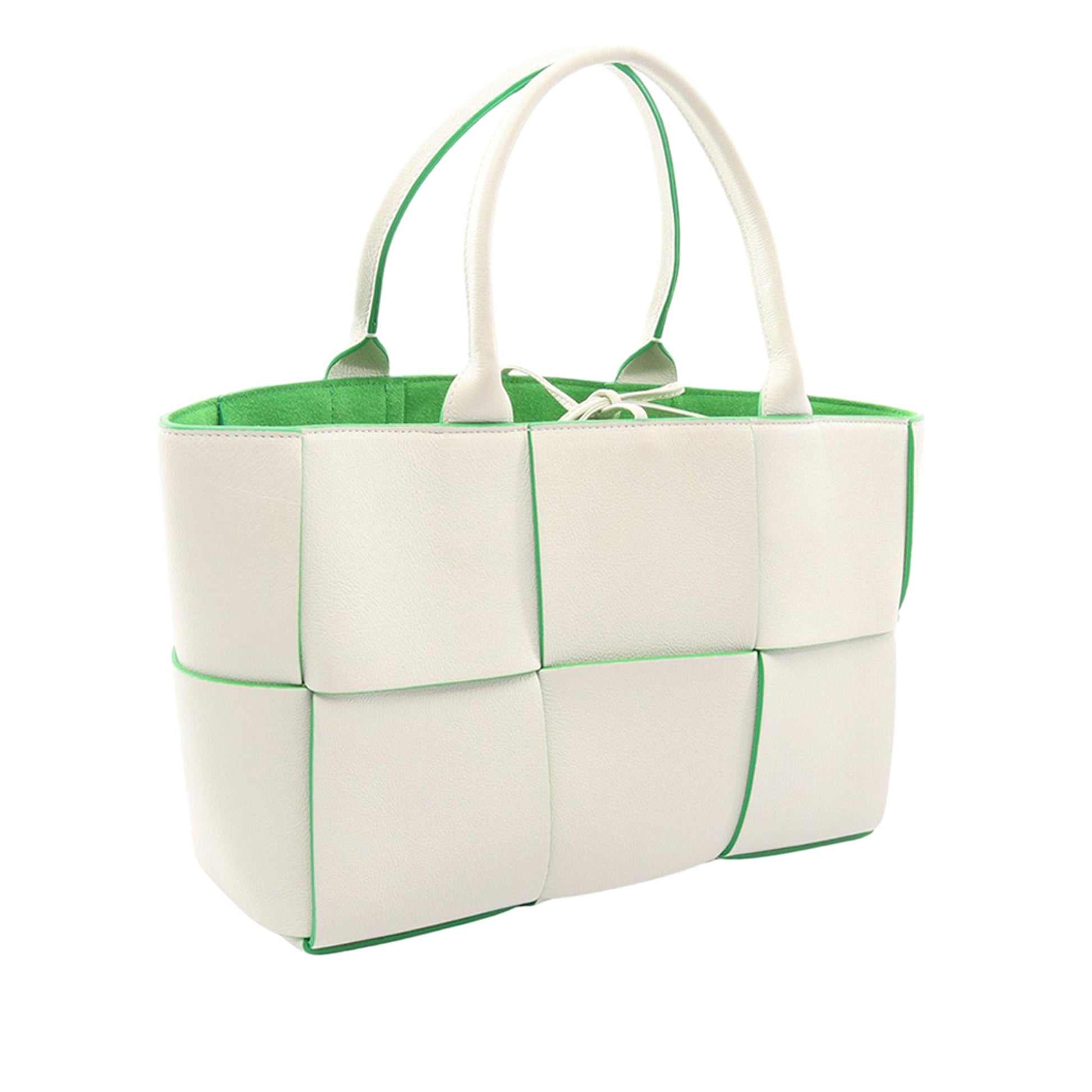 Bottega Veneta Small Lambskin Intrecciato Arco Tote
