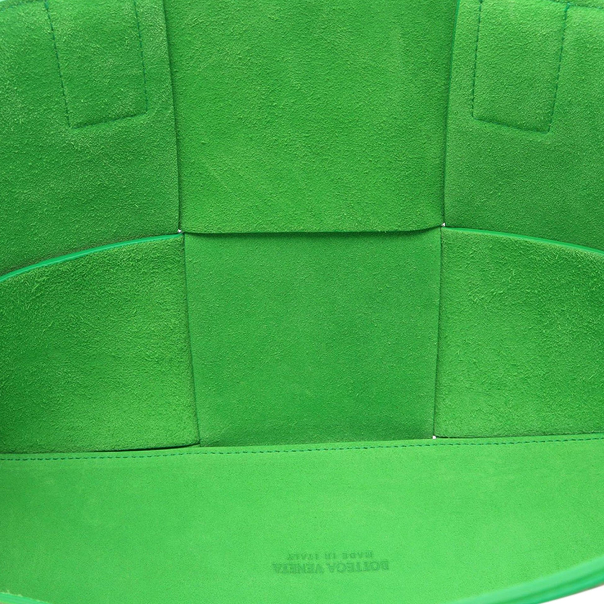 Bottega Veneta Small Lambskin Intrecciato Arco Tote