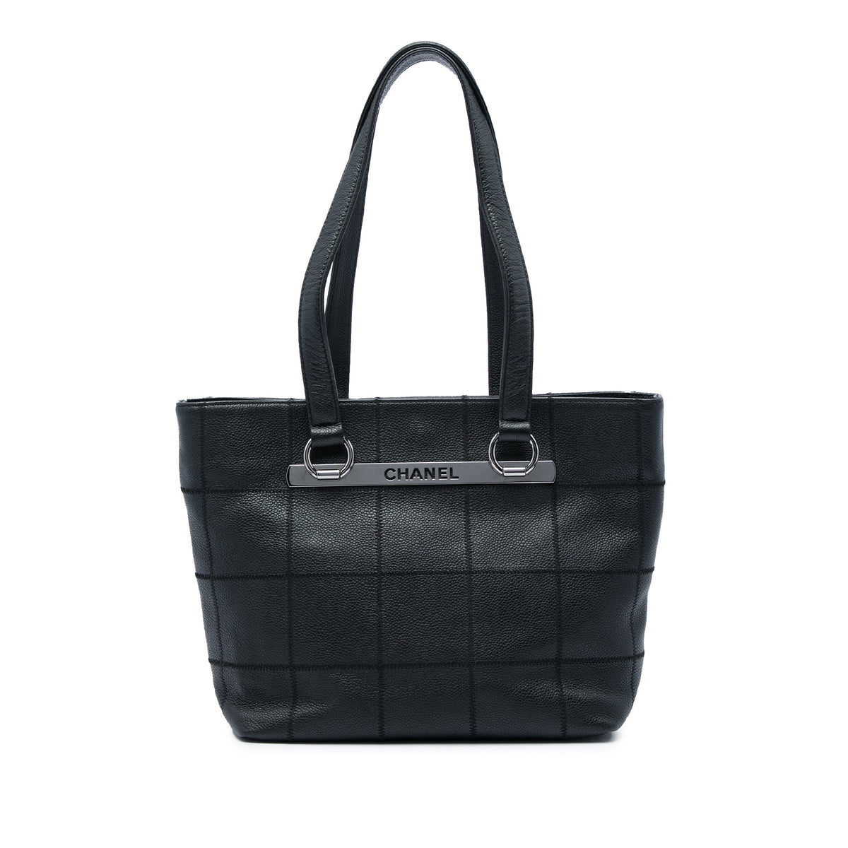 Chanel Caviar Chocolate Bar Tote