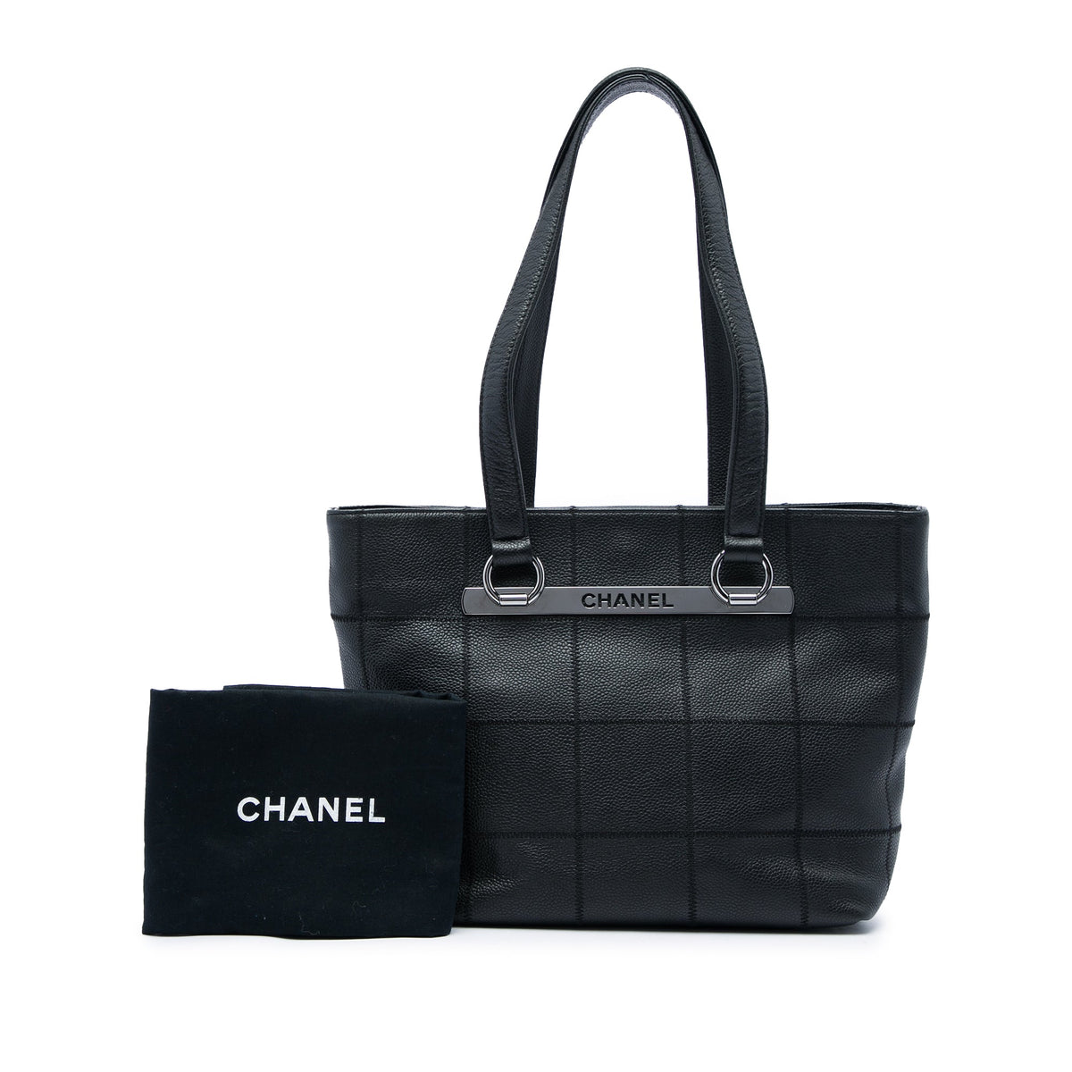 Chanel Caviar Chocolate Bar Tote