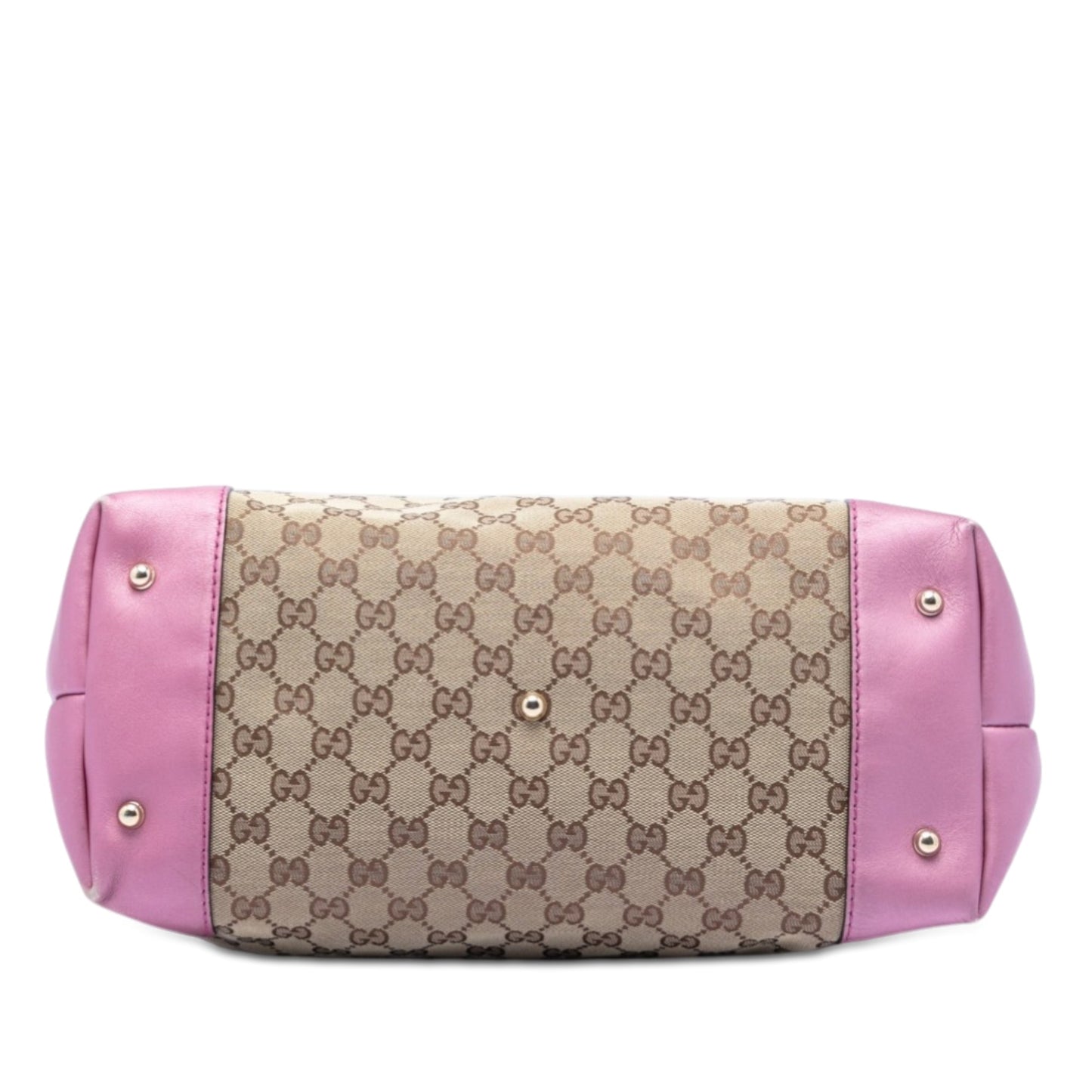 GG Canvas Heart Bit Tote