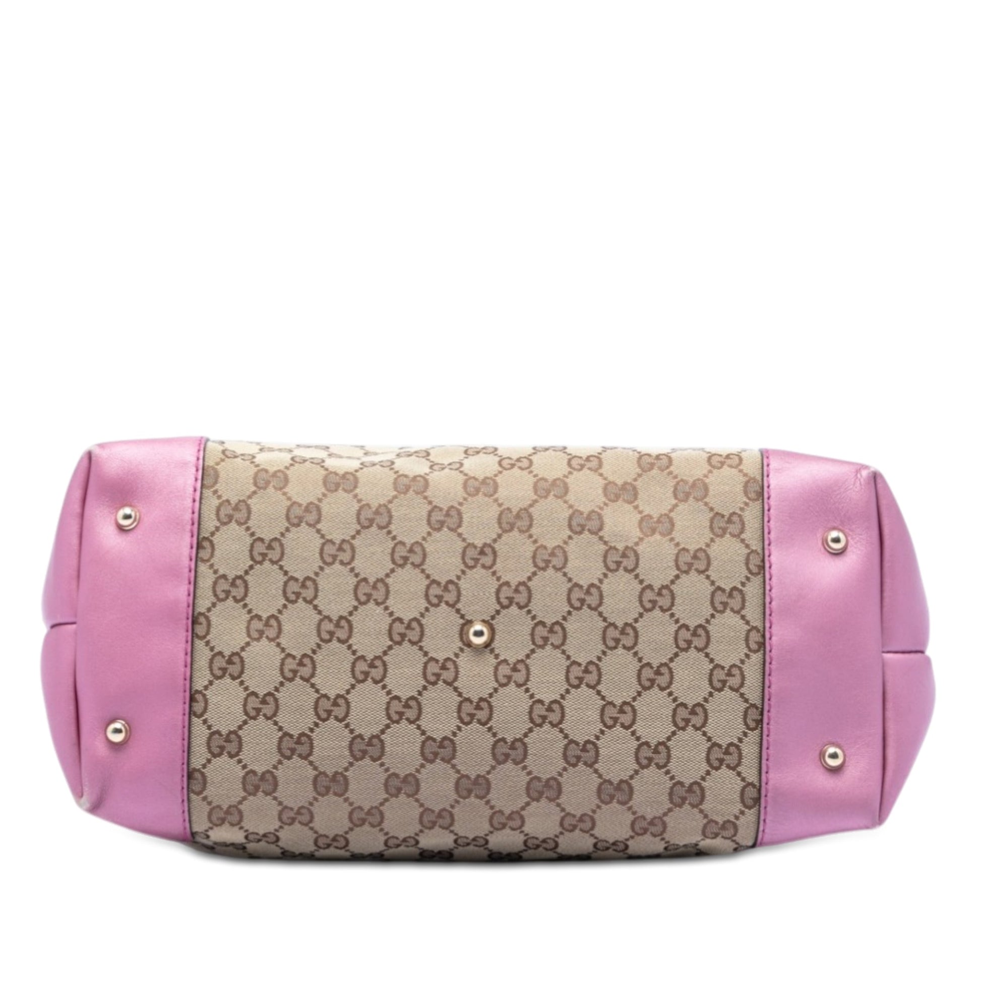 GG Canvas Heart Bit Tote