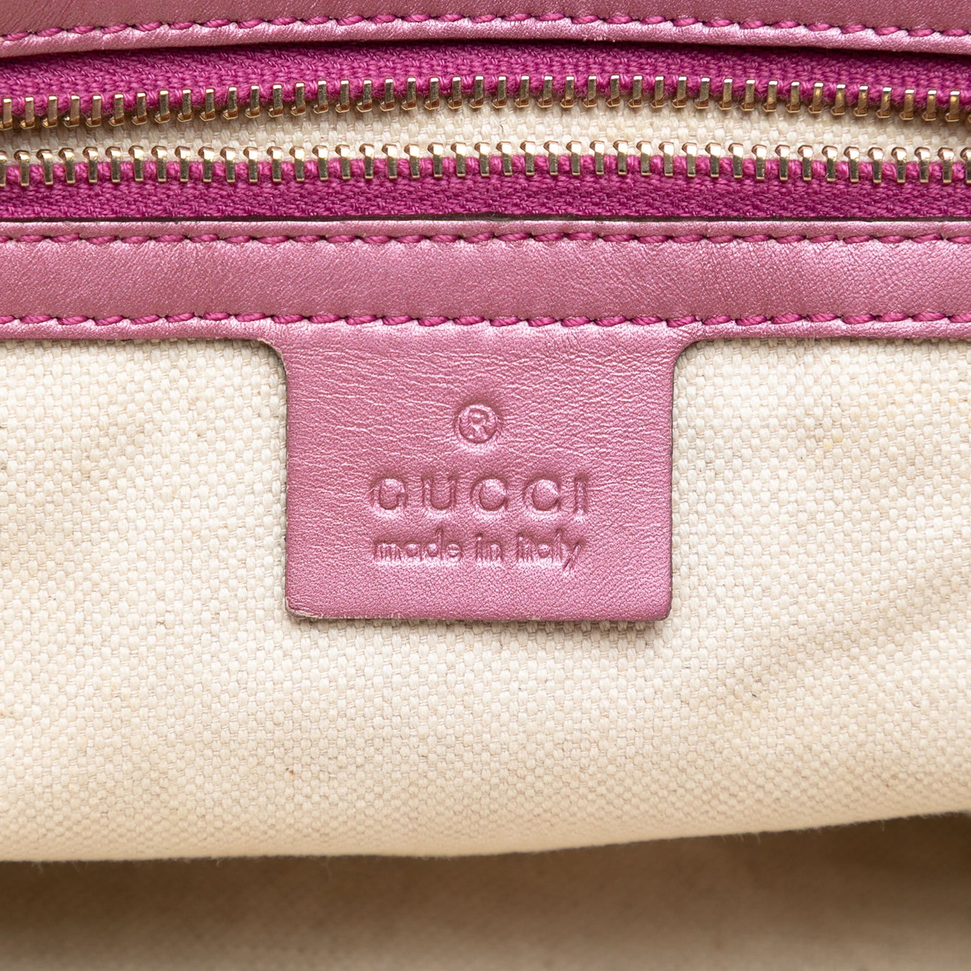 GG Canvas Heart Bit Tote