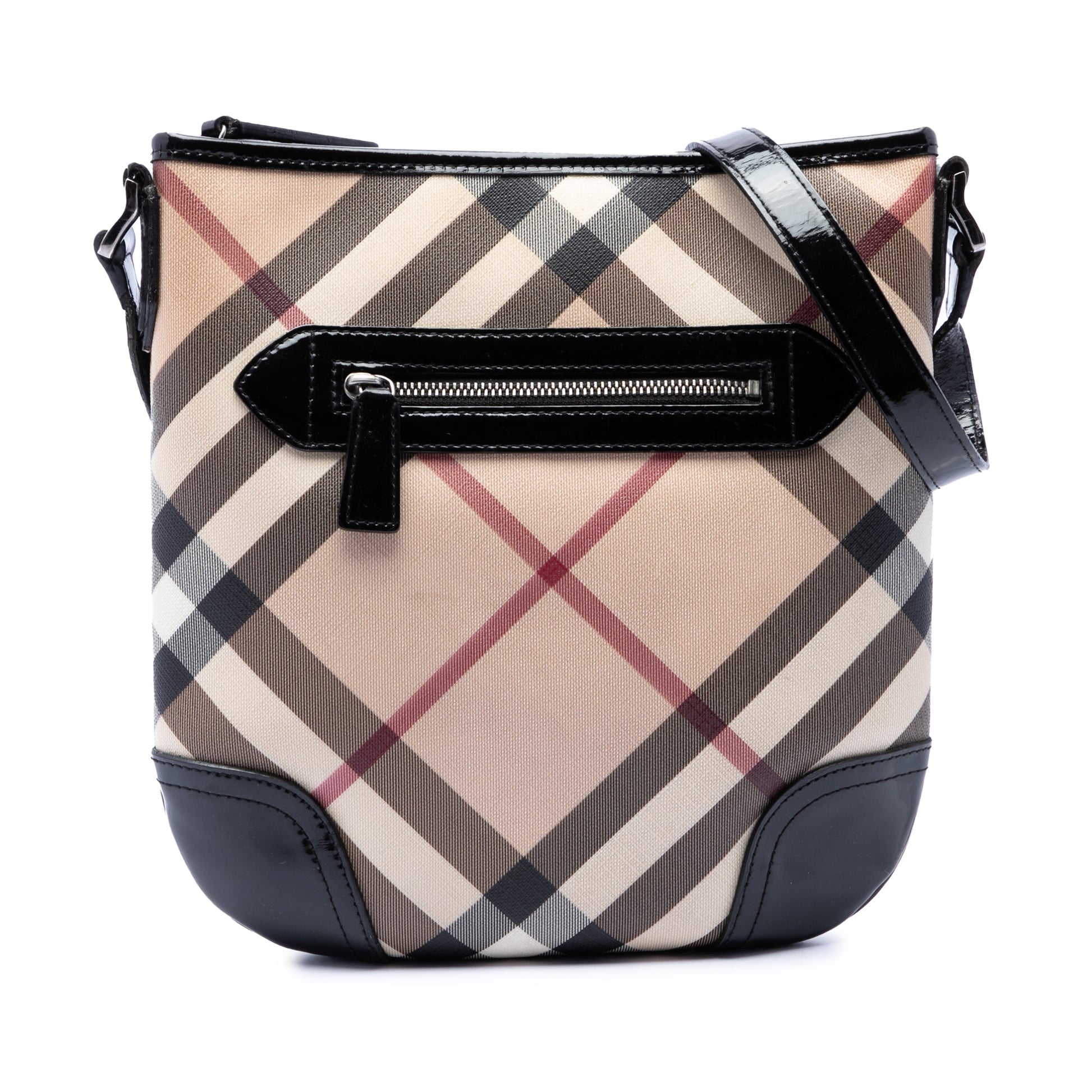Burberry Supernova Check Coated Canvas Dryden Crossbody