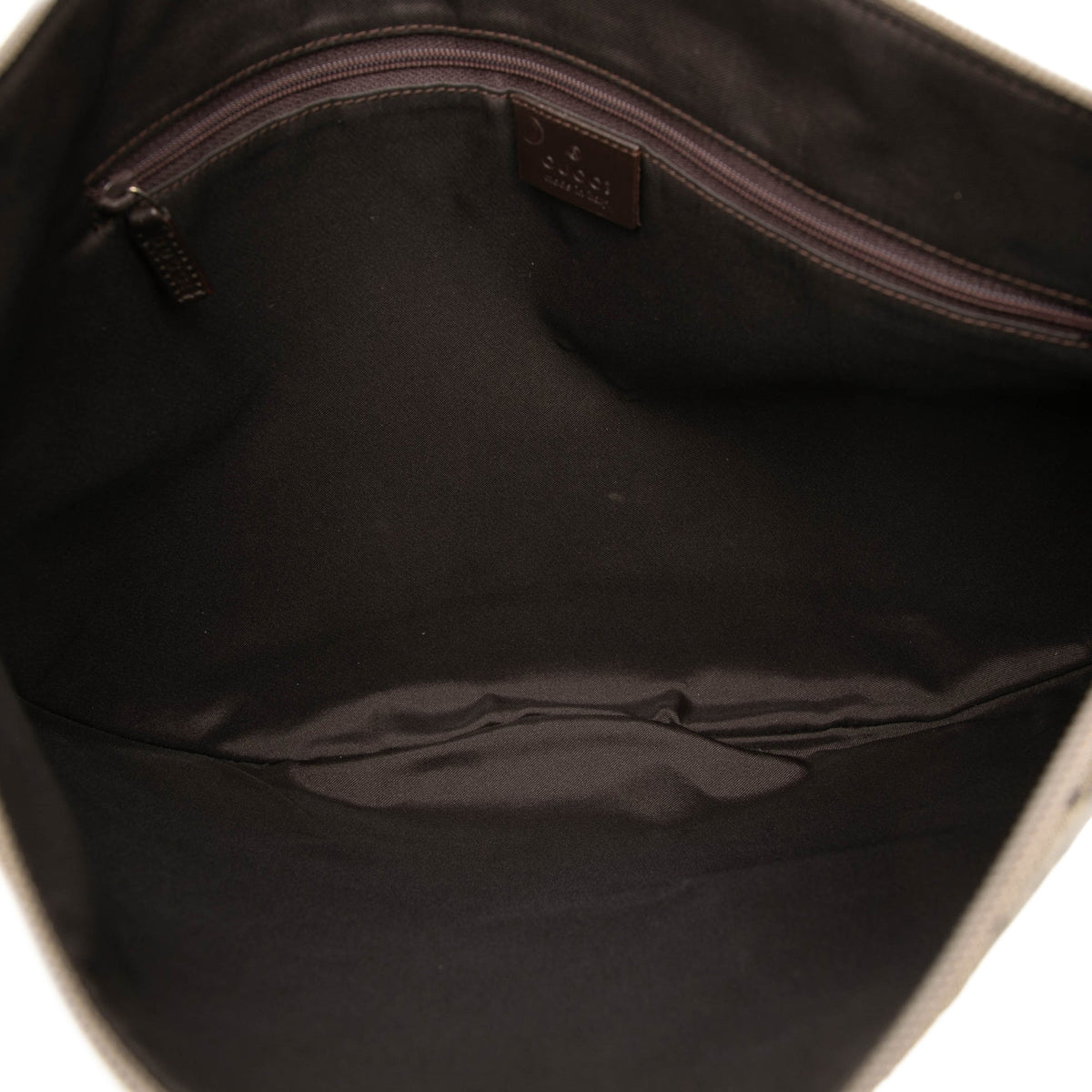 Gucci GG Canvas Shoulder Bag — Beige