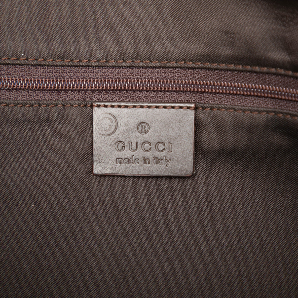 Gucci GG Canvas Shoulder Bag — Beige