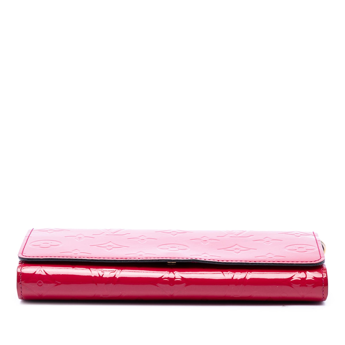 Louis Vuitton Monogram Vernis Chain Wallet — Pink
