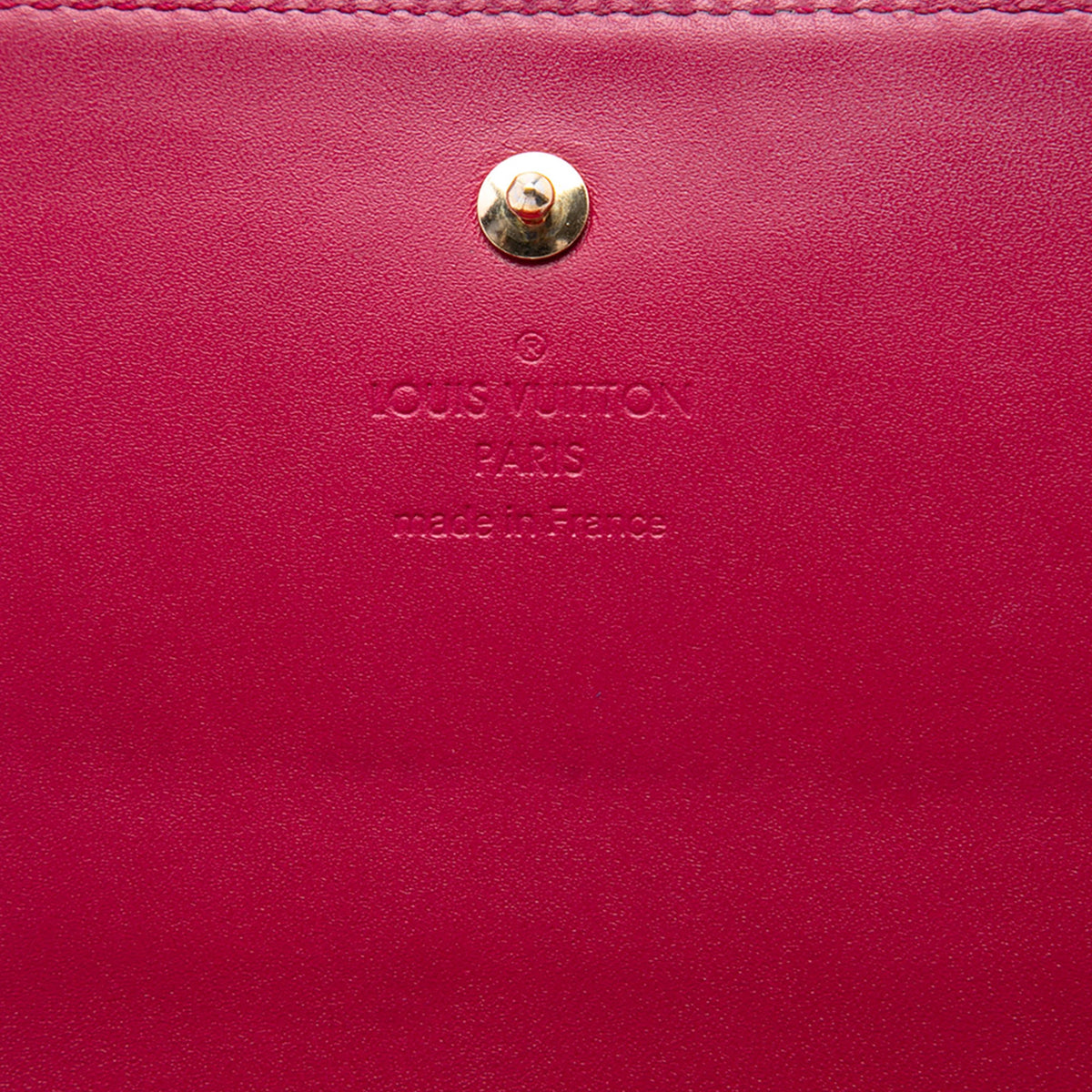 Louis Vuitton Monogram Vernis Chain Wallet — Pink