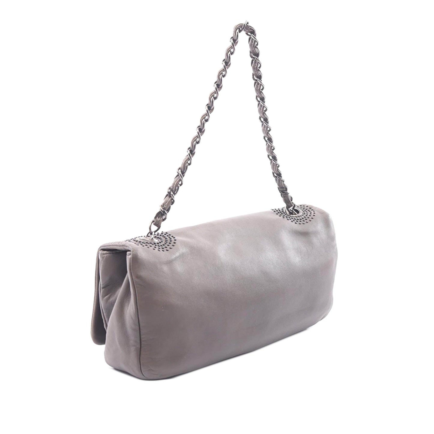 Chanel CC Studded Lambskin Flap