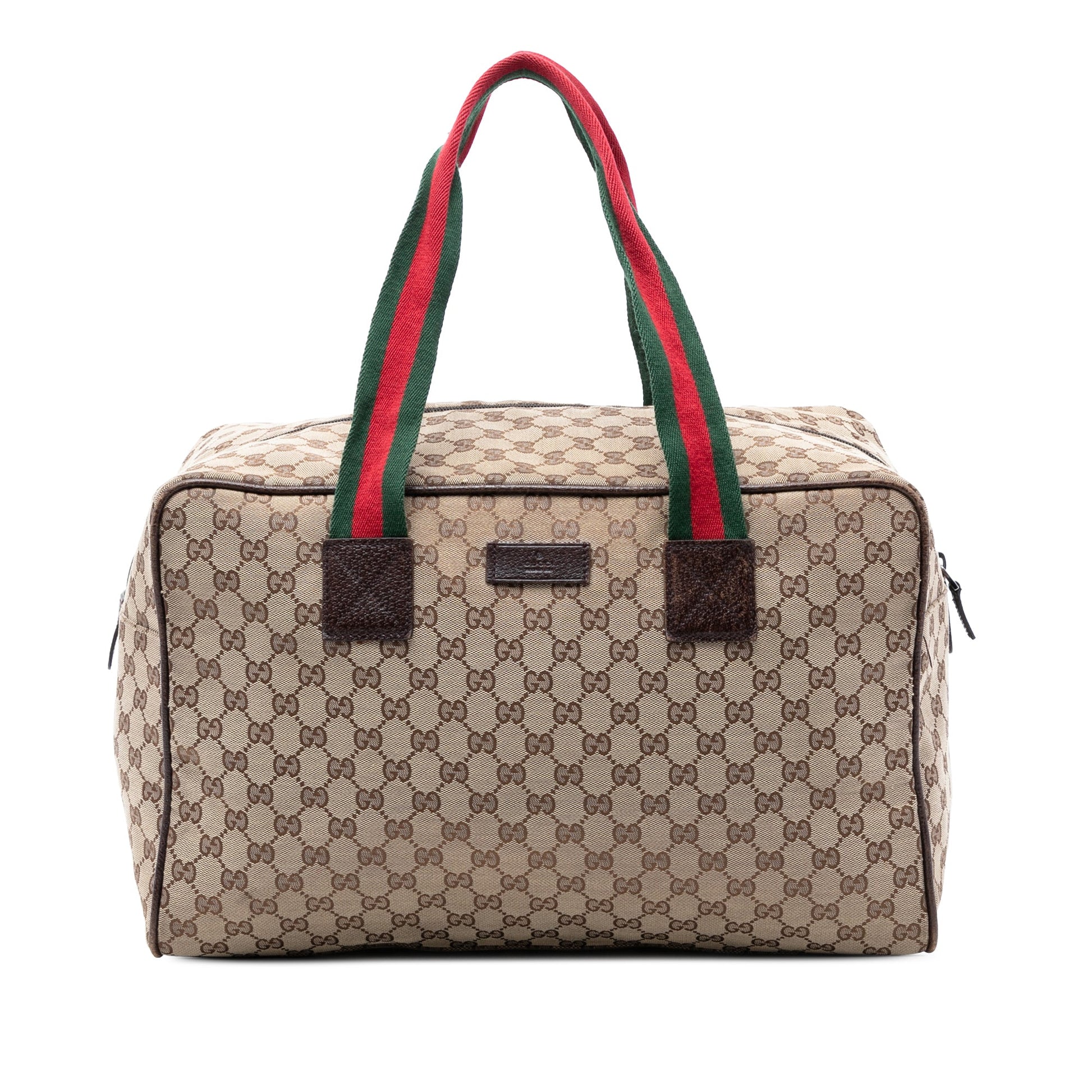 Gucci GG Canvas Web Duffle Bag