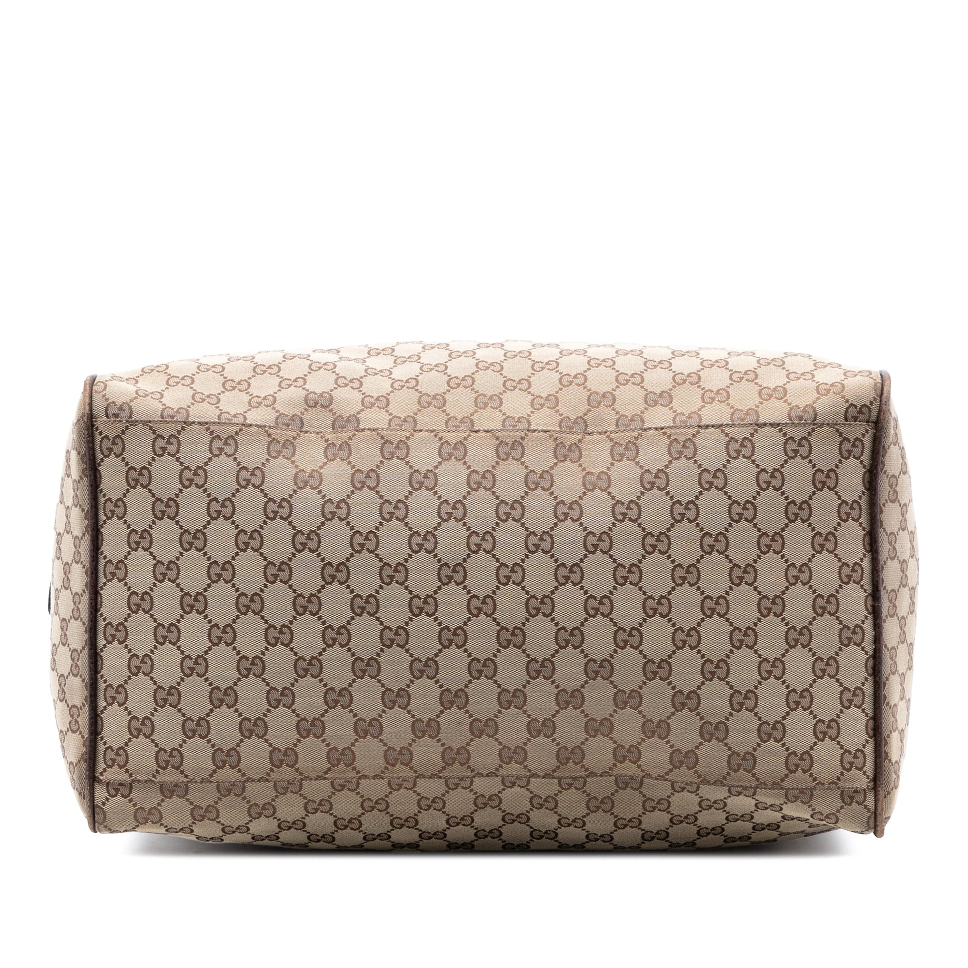 Gucci GG Canvas Web Duffle Bag