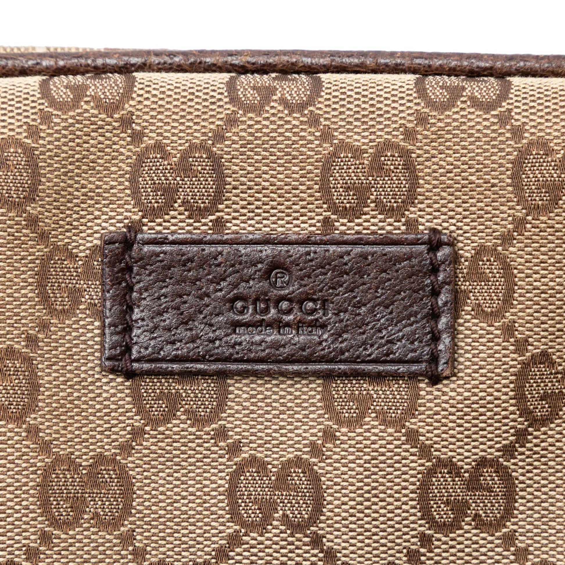 Gucci GG Canvas Web Duffle Bag