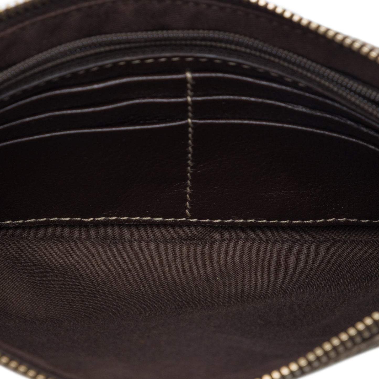 Gucci Guccissima Heart Trimmed GG Supreme Wristlet Clutch