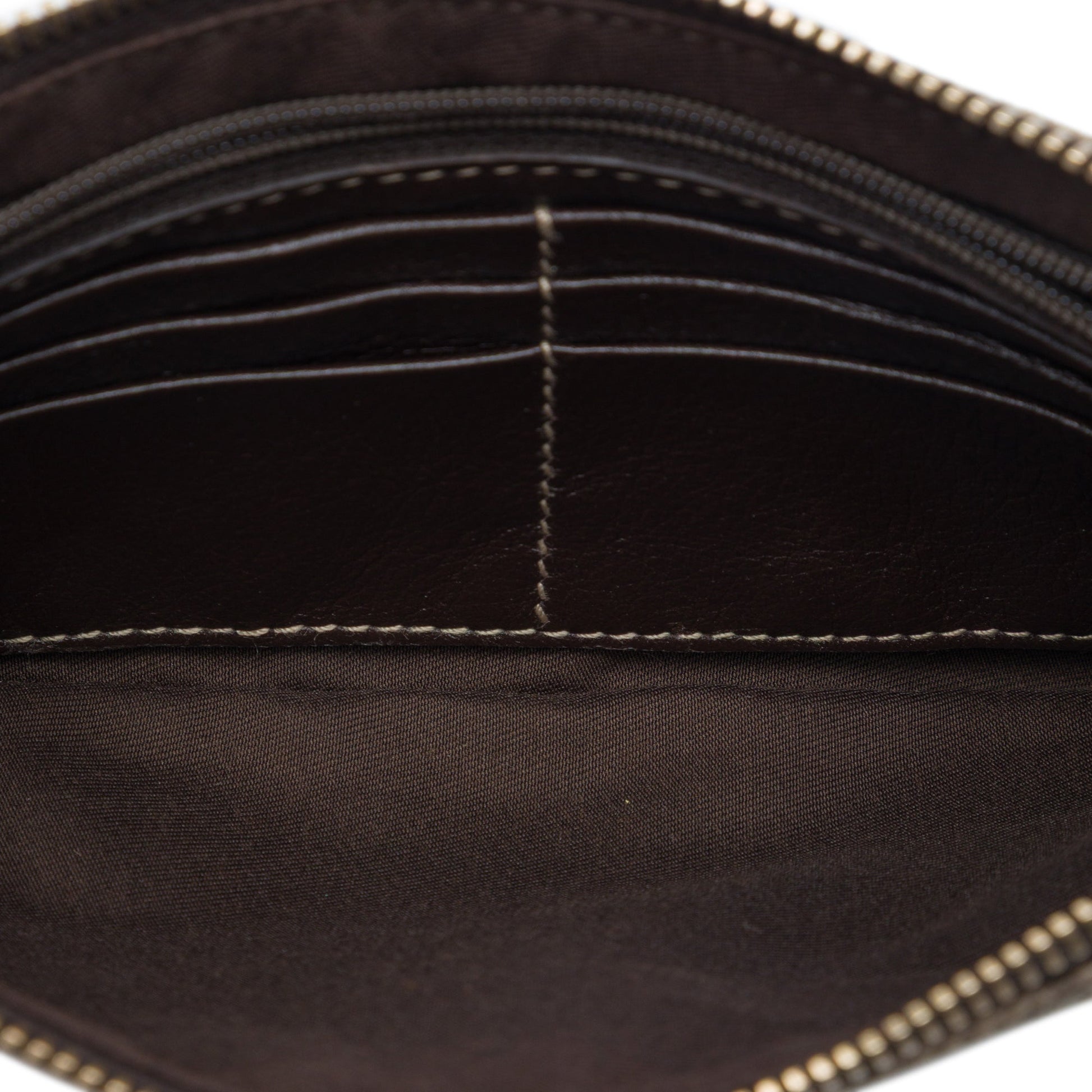 Gucci Guccissima Heart Trimmed GG Supreme Wristlet Clutch