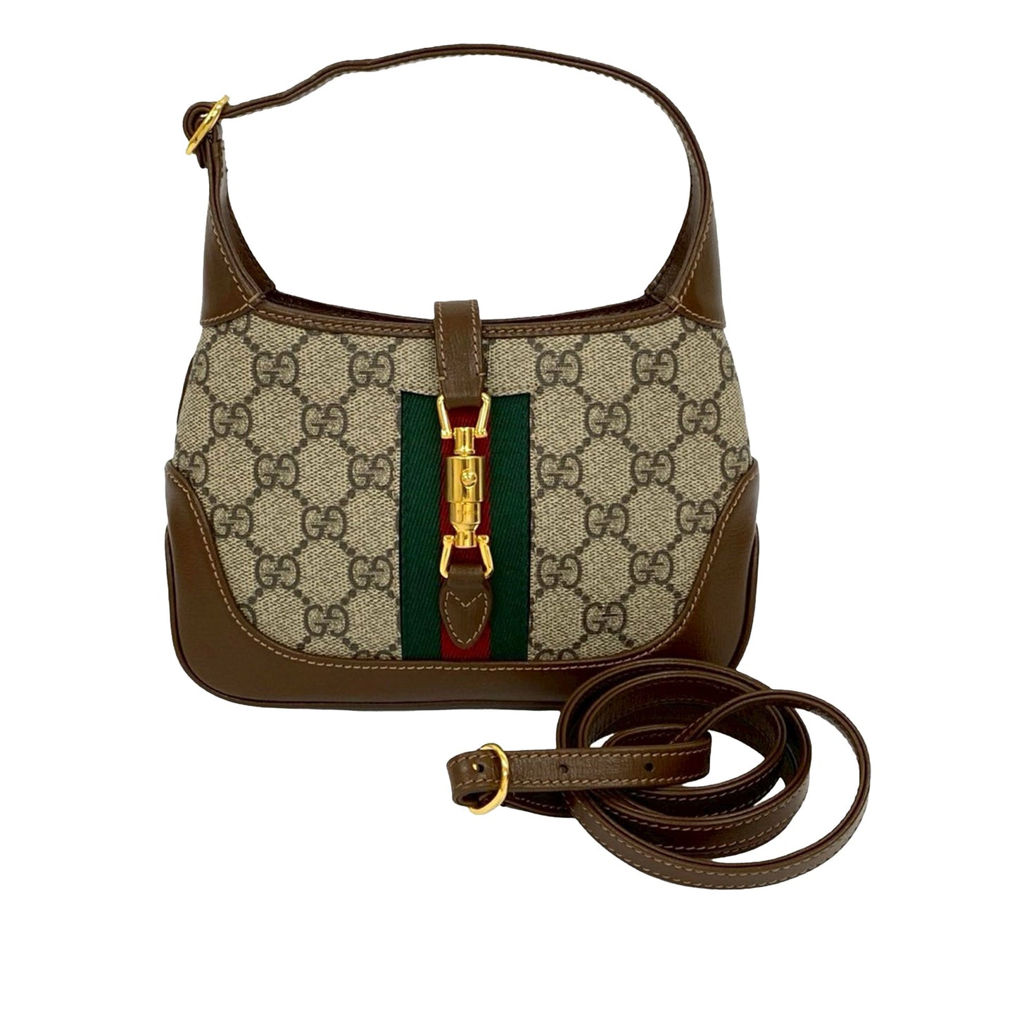 Gucci Mini GG Supreme Web Jackie 1961 Crossbody