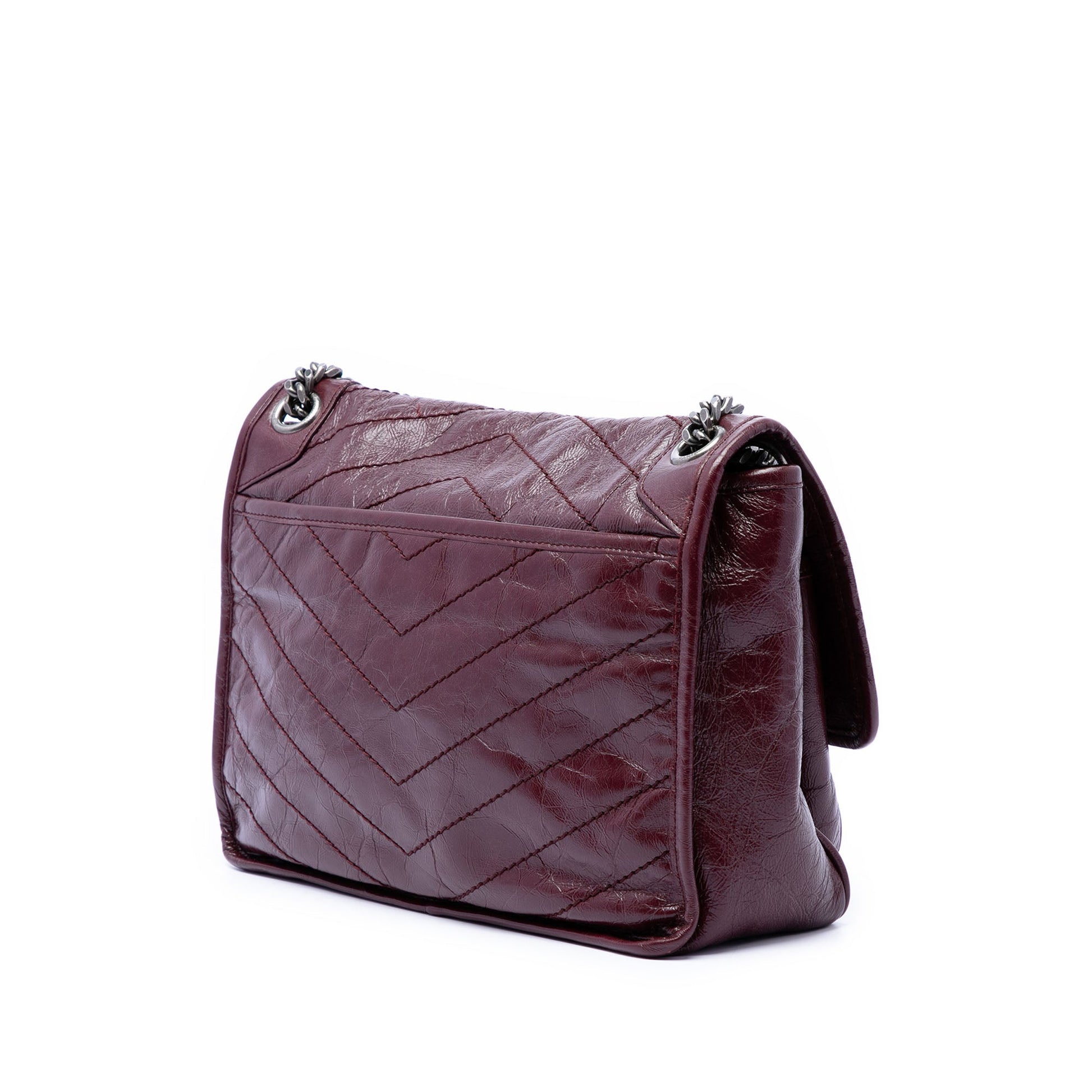 Saint Laurent Medium Crinkled Calfskin Niki