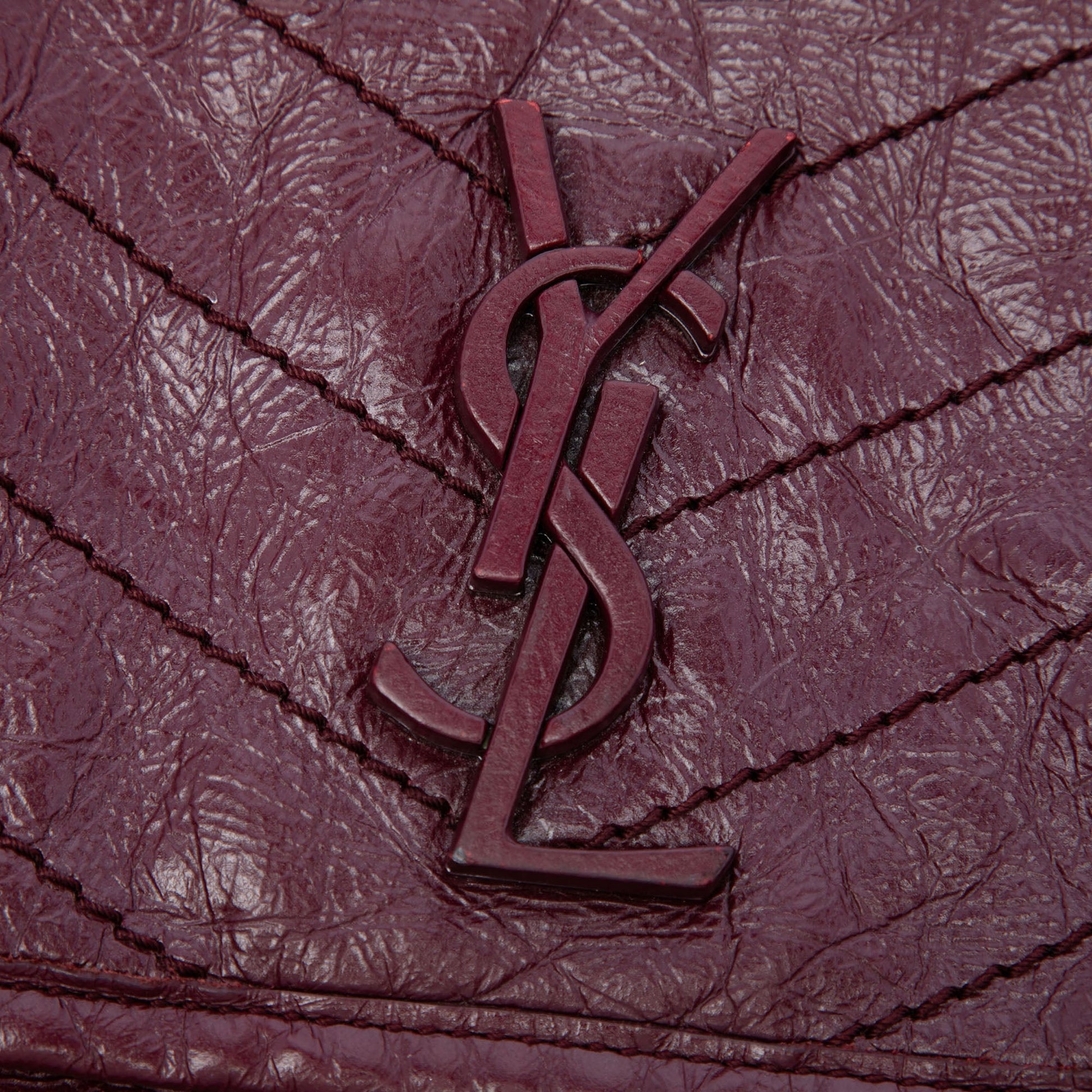 Saint Laurent Medium Crinkled Calfskin Niki