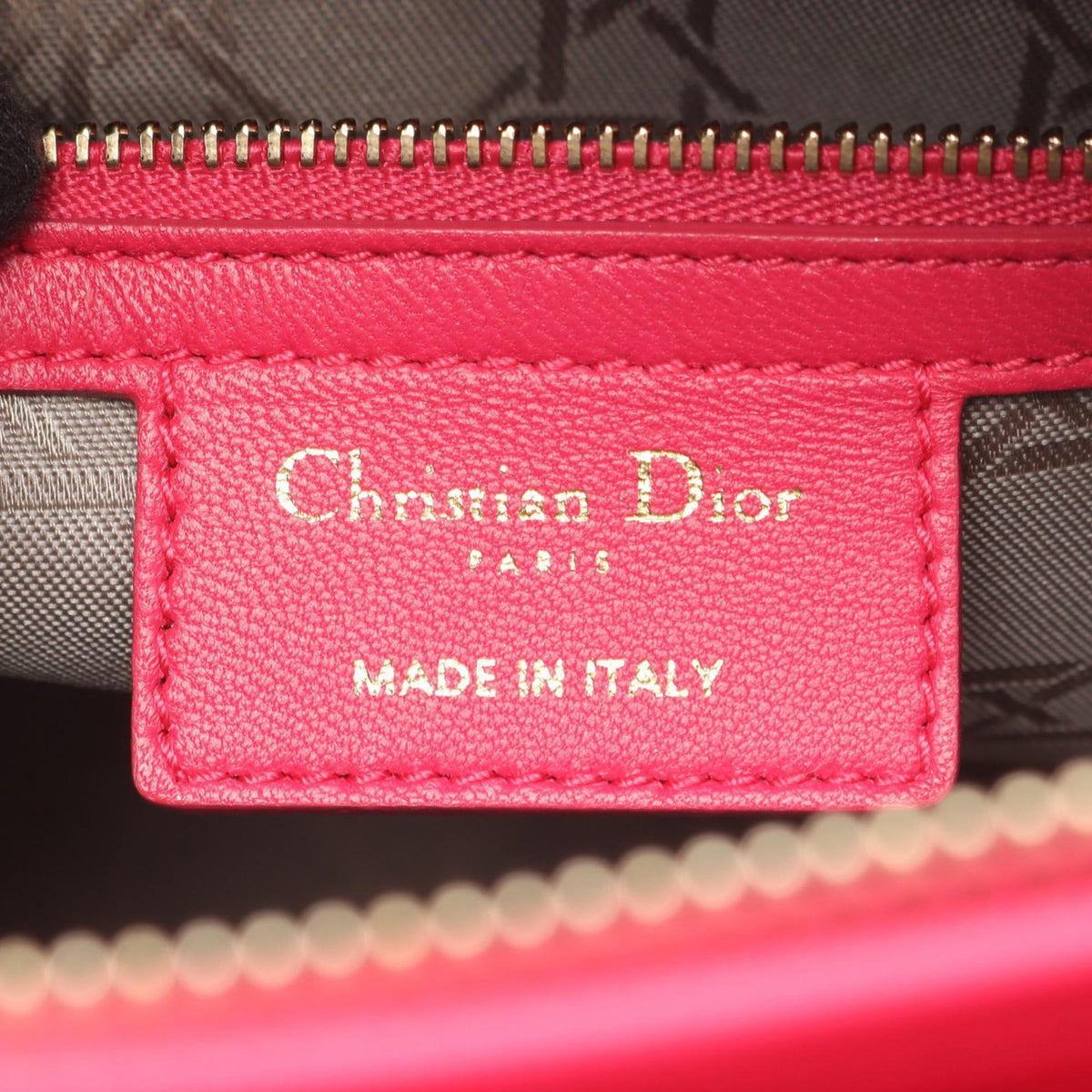 Dior Large Lambskin Cannage Lady Dior — Pink