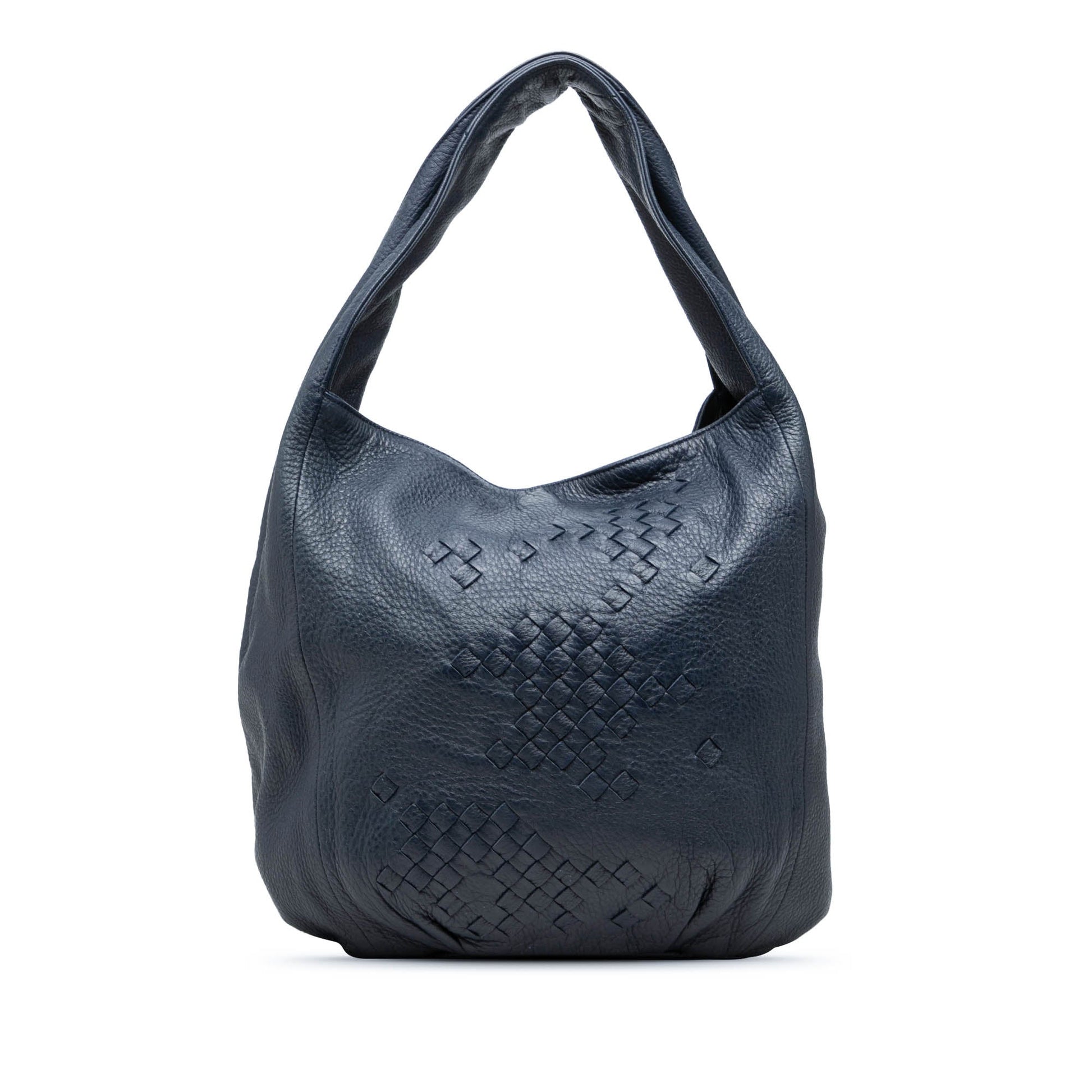 Bottega Veneta Intrecciato Trimmed Cervo Deerskin Hobo