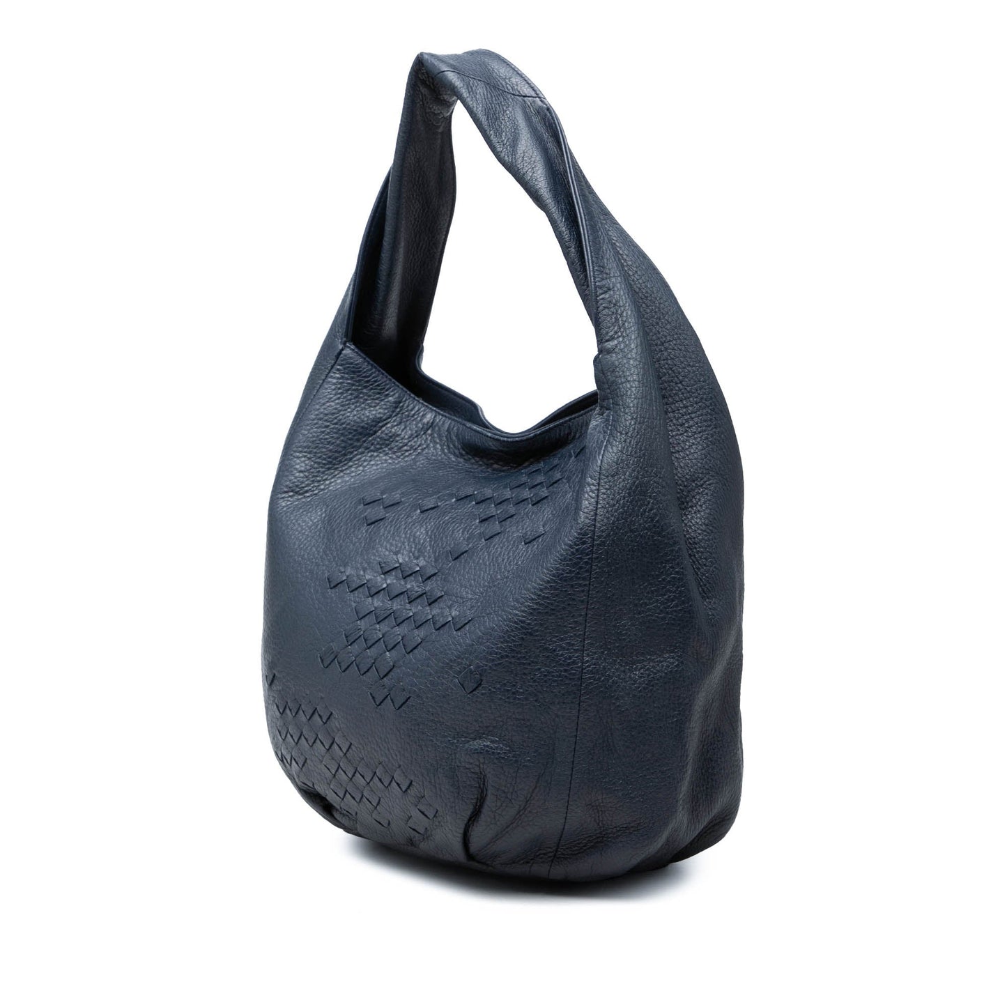 Bottega Veneta Intrecciato Trimmed Cervo Deerskin Hobo