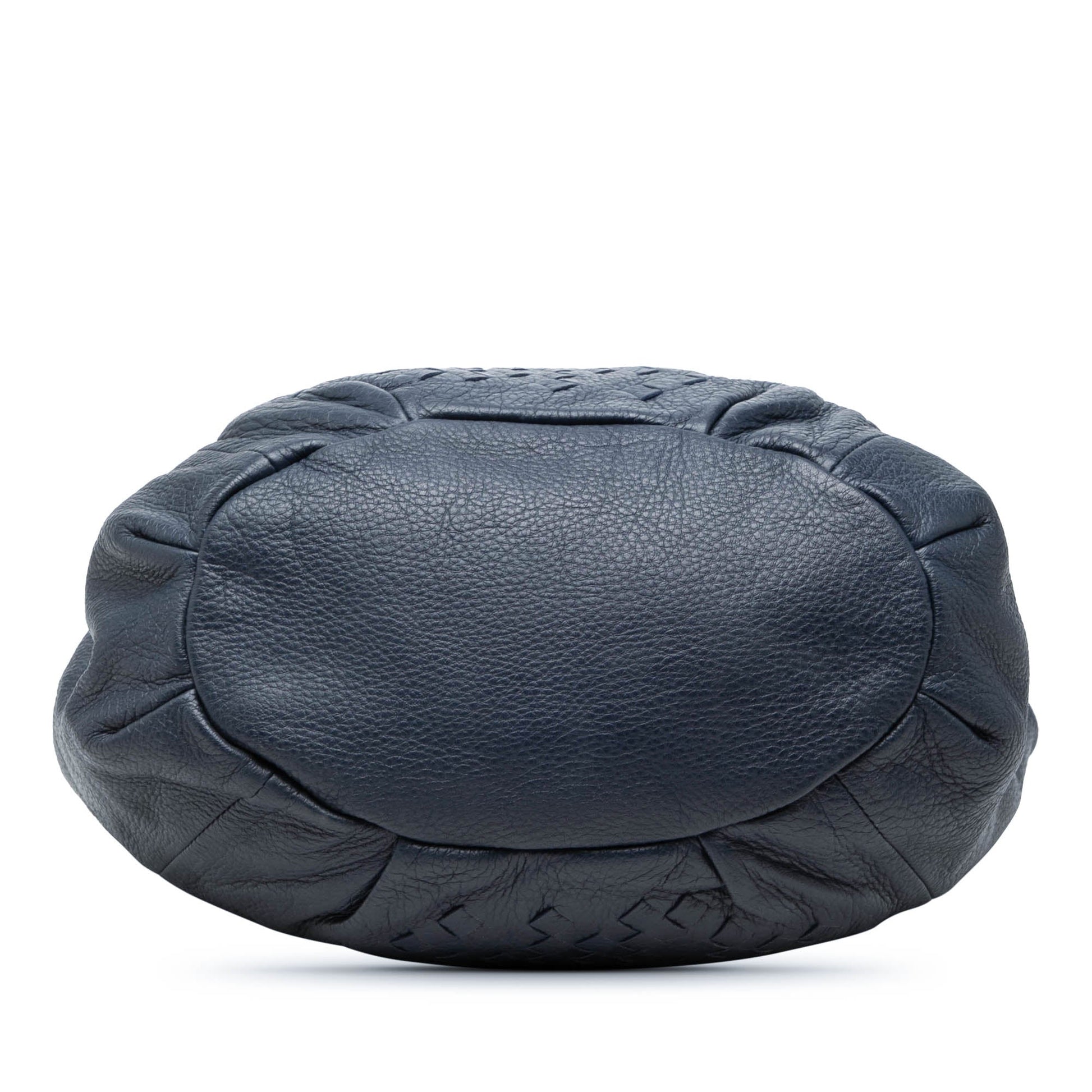 Bottega Veneta Intrecciato Trimmed Cervo Deerskin Hobo