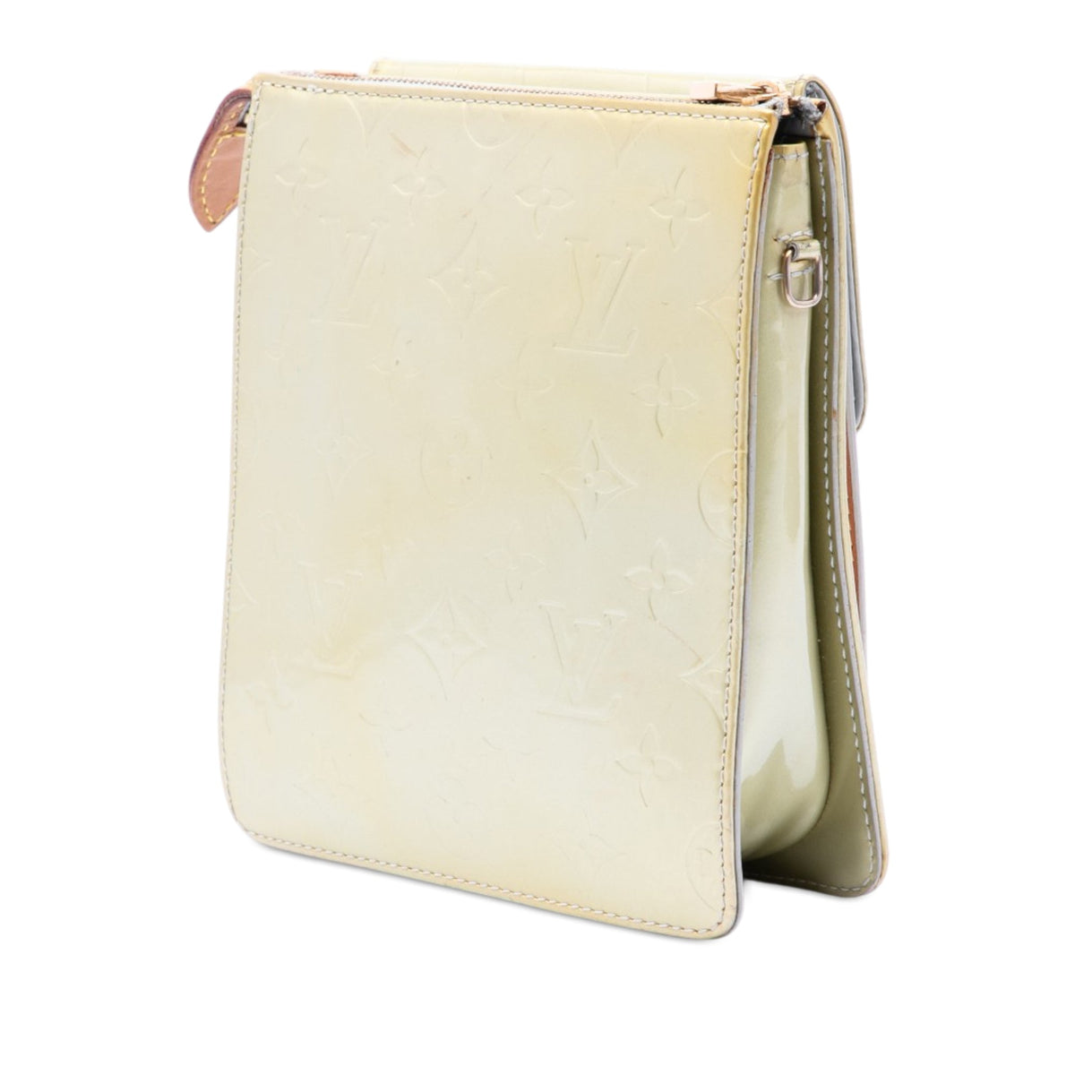 Louis Vuitton Monogram Vernis Mat Mott — White