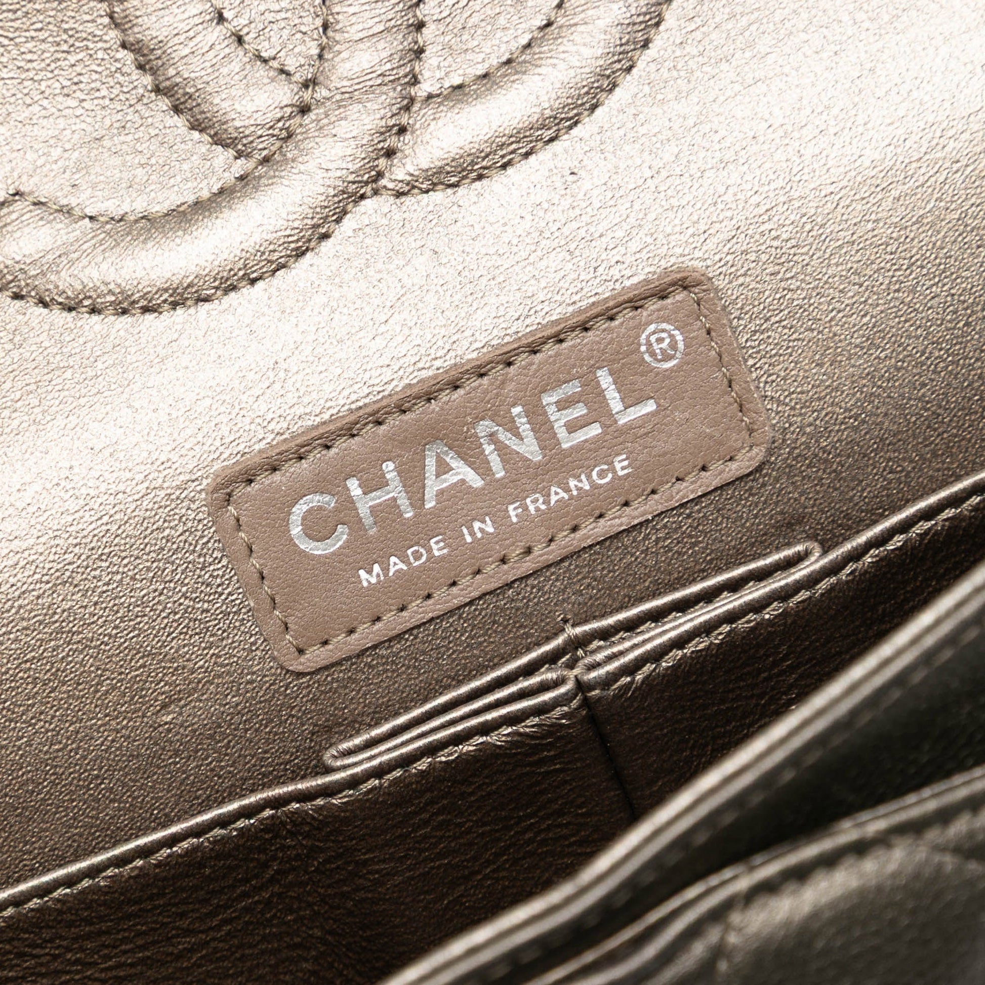 Chanel Medium Classic Metallic Caviar Double Flap
