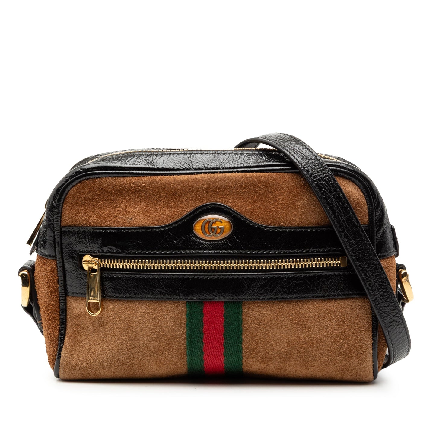 Gucci Mini Suede Web Ophidia Crossbody