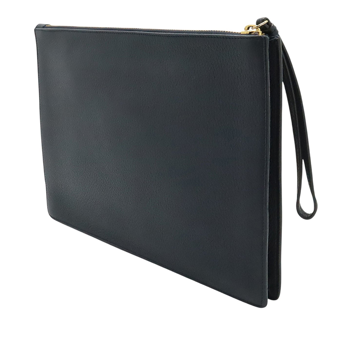Versace Large La Medusa Palazzo Leather Clutch