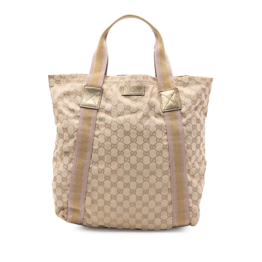 Gucci GG Canvas Web Tote