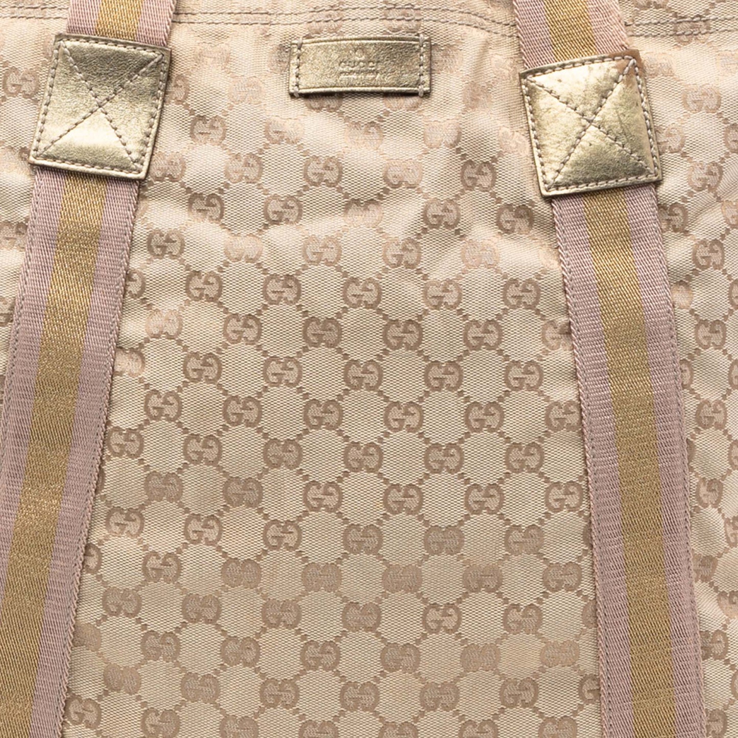 Gucci GG Canvas Web Tote