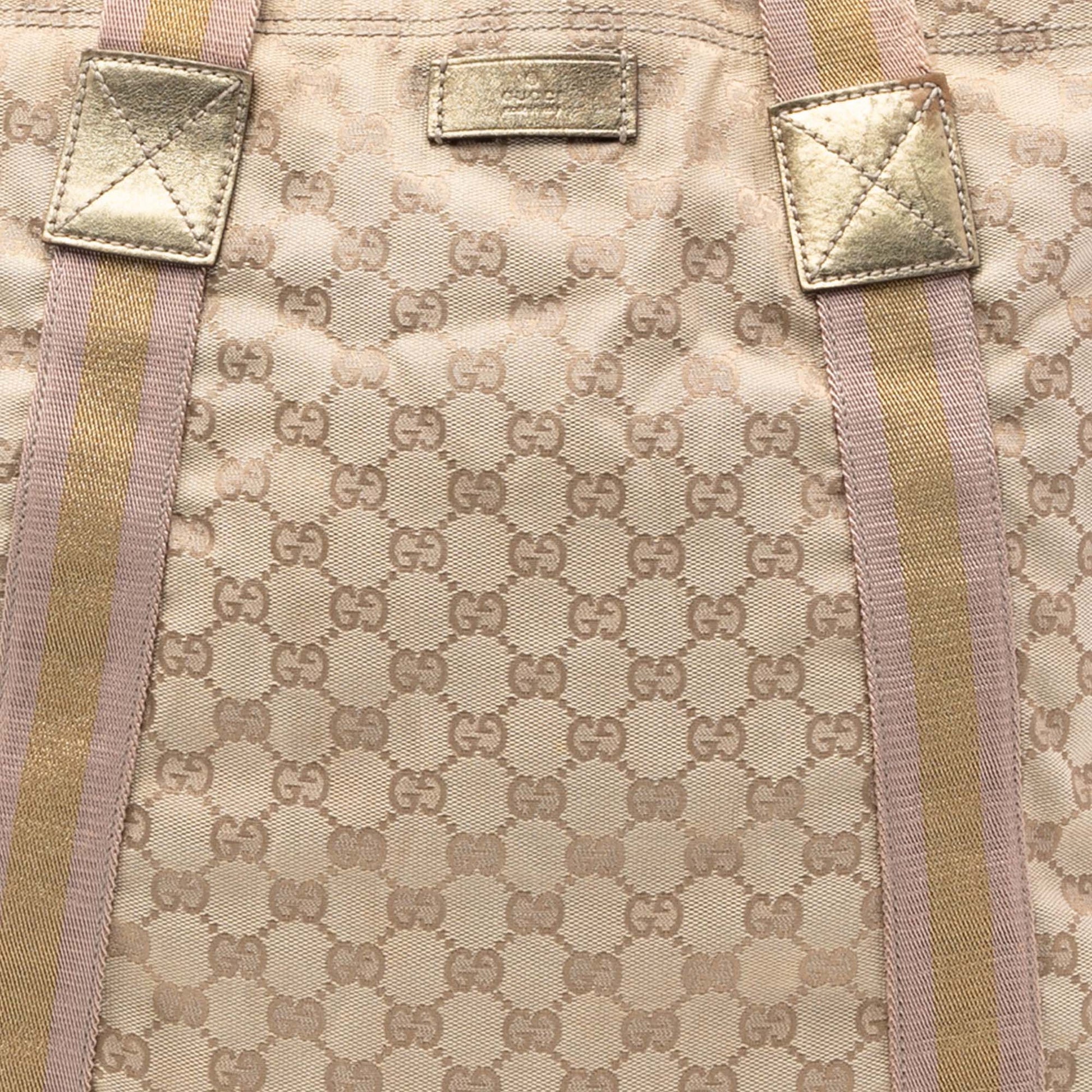 Gucci GG Canvas Web Tote