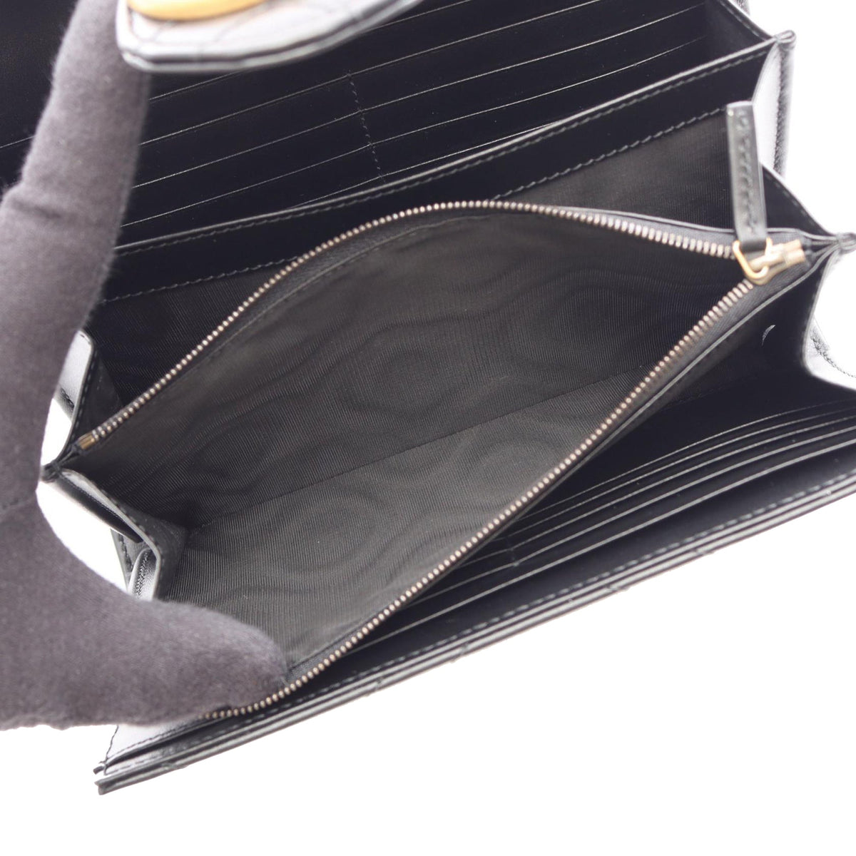 Gucci GG Marmont Wallet on Chain — Black