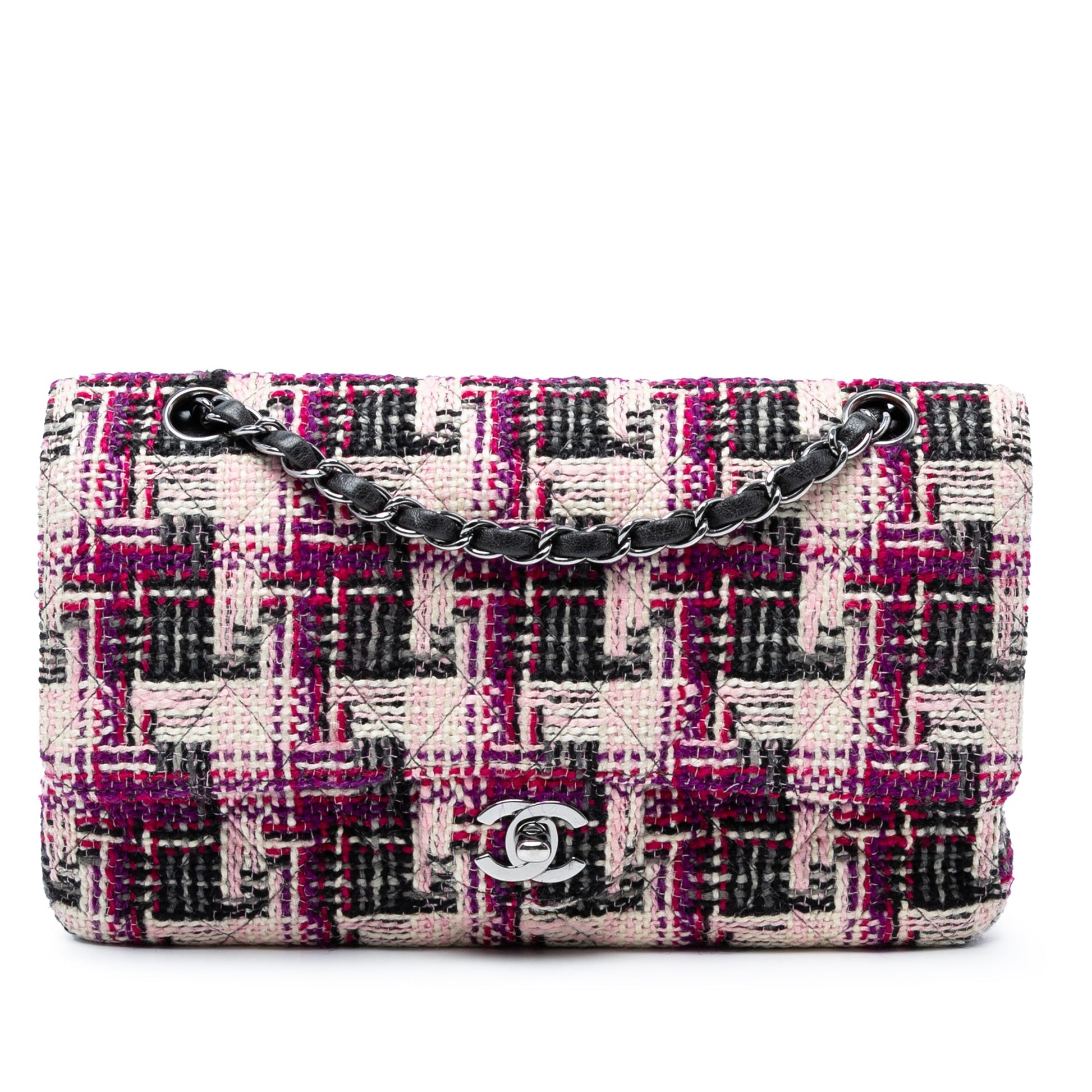 Chanel Medium Classic Tweed Double Flap