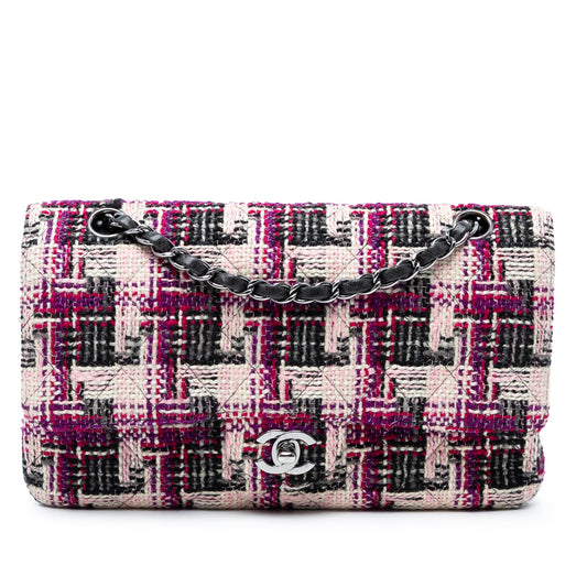 Chanel Medium Classic Tweed Double Flap