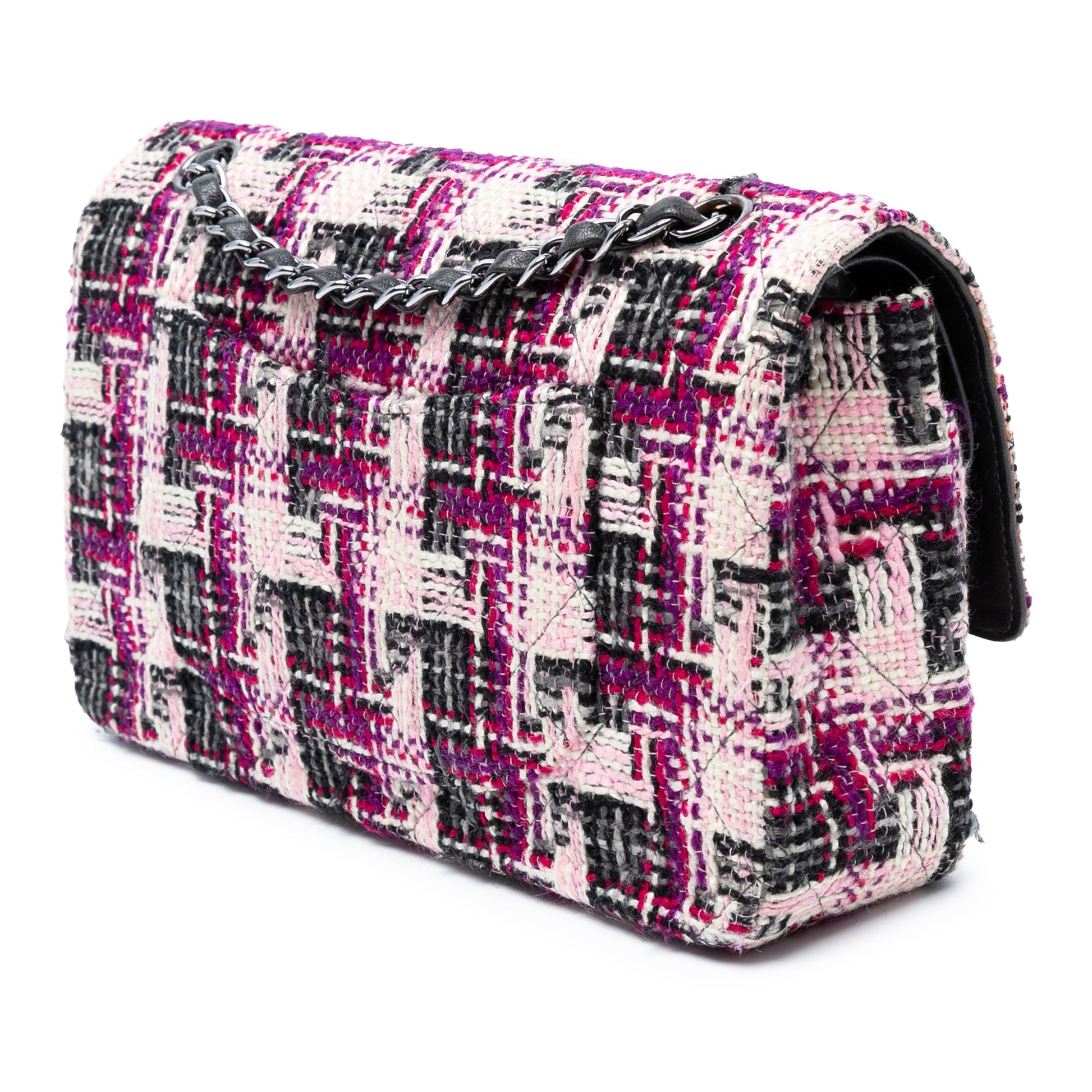 Chanel Medium Classic Tweed Double Flap