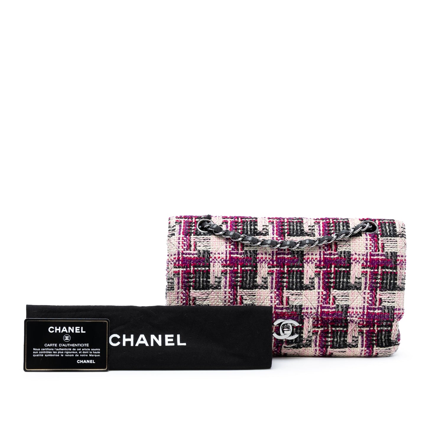 Chanel Medium Classic Tweed Double Flap