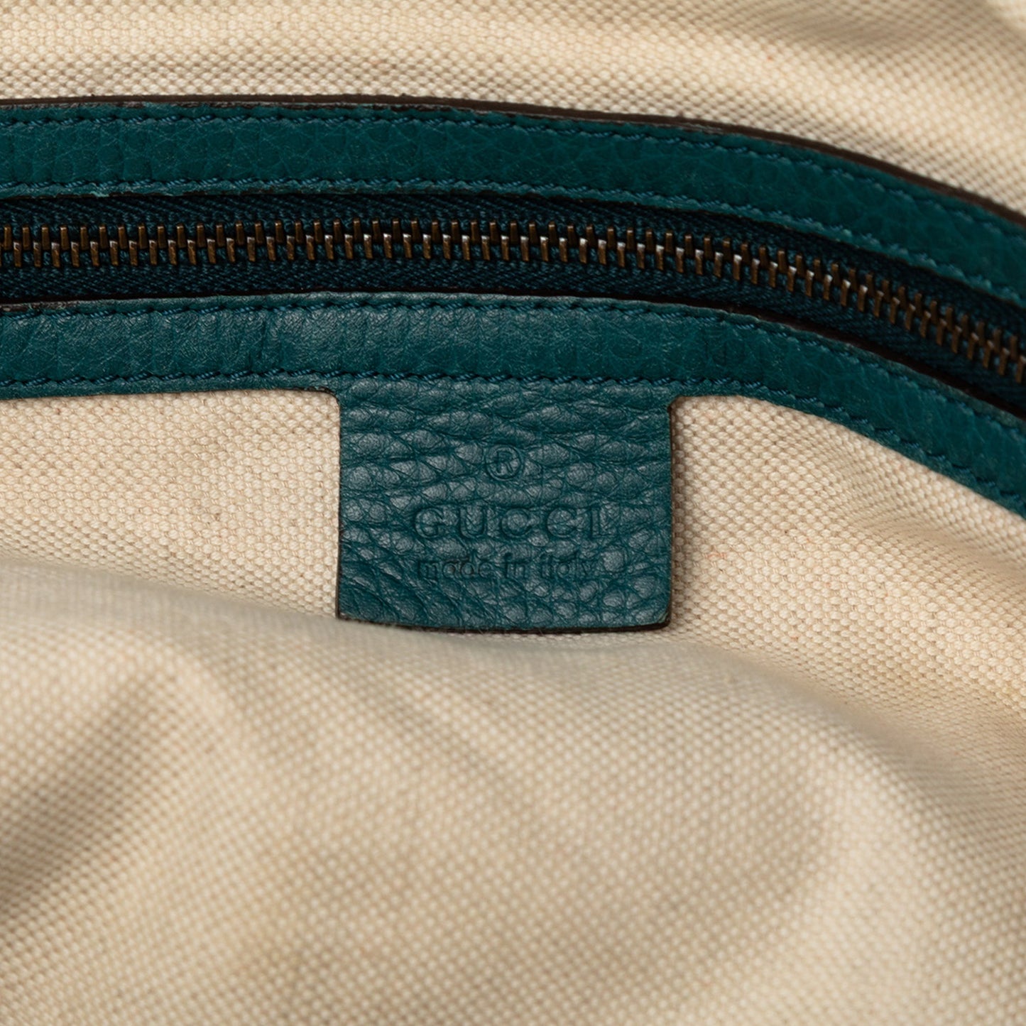 Gucci Medium Leather Ride Top Handle Bag