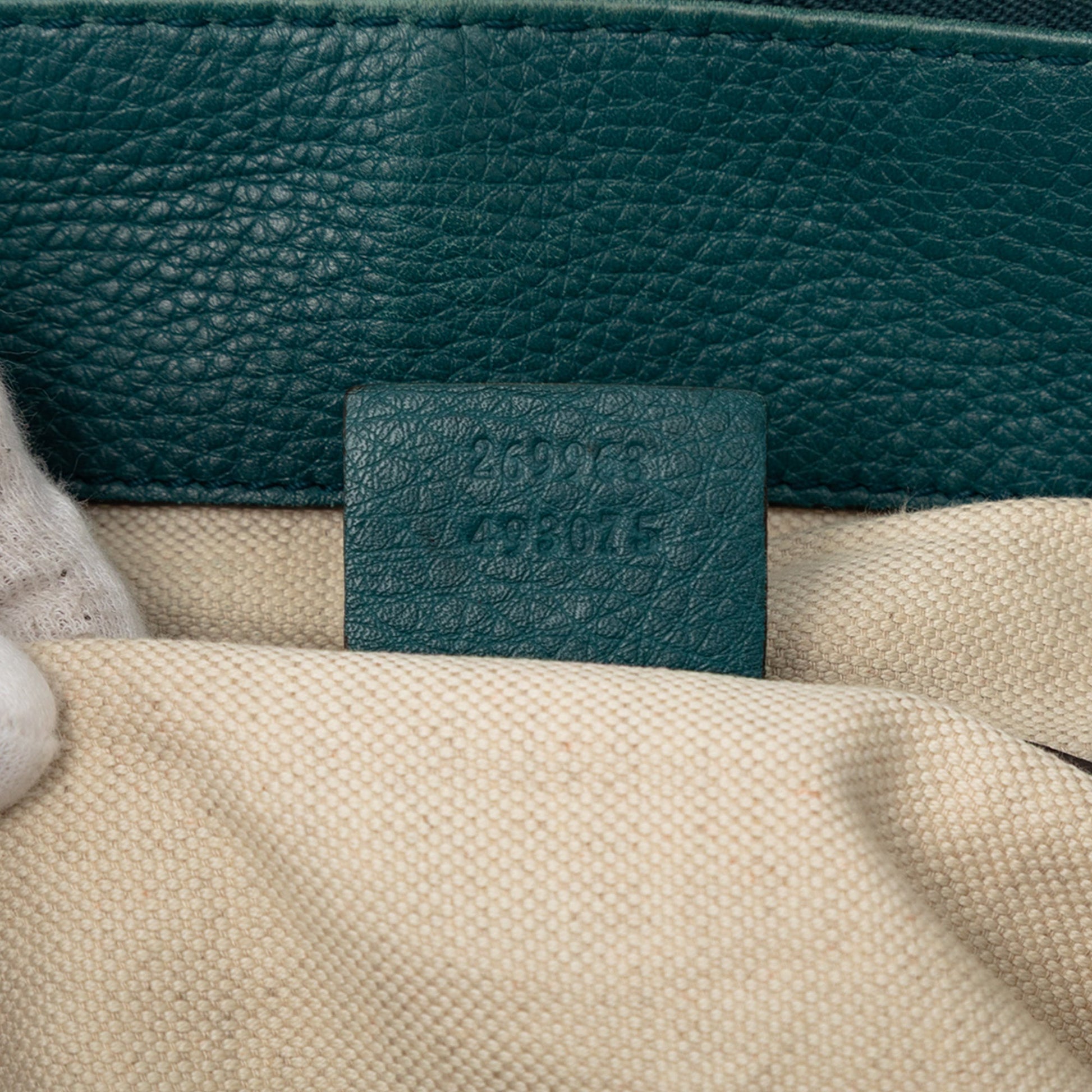 Gucci Medium Leather Ride Top Handle Bag
