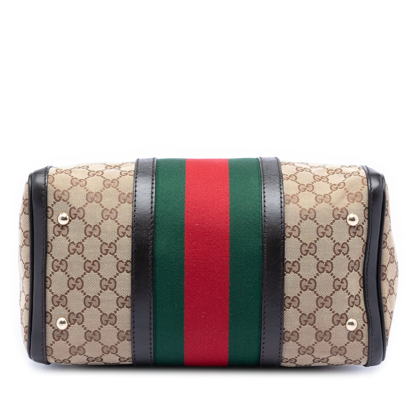 Gucci Medium GG Canvas Web Joy Boston Bag