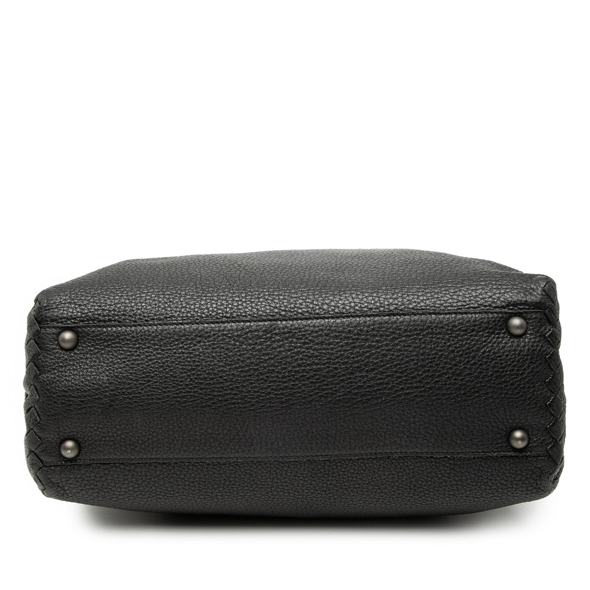 Grained Calfskin Intrecciato Tote