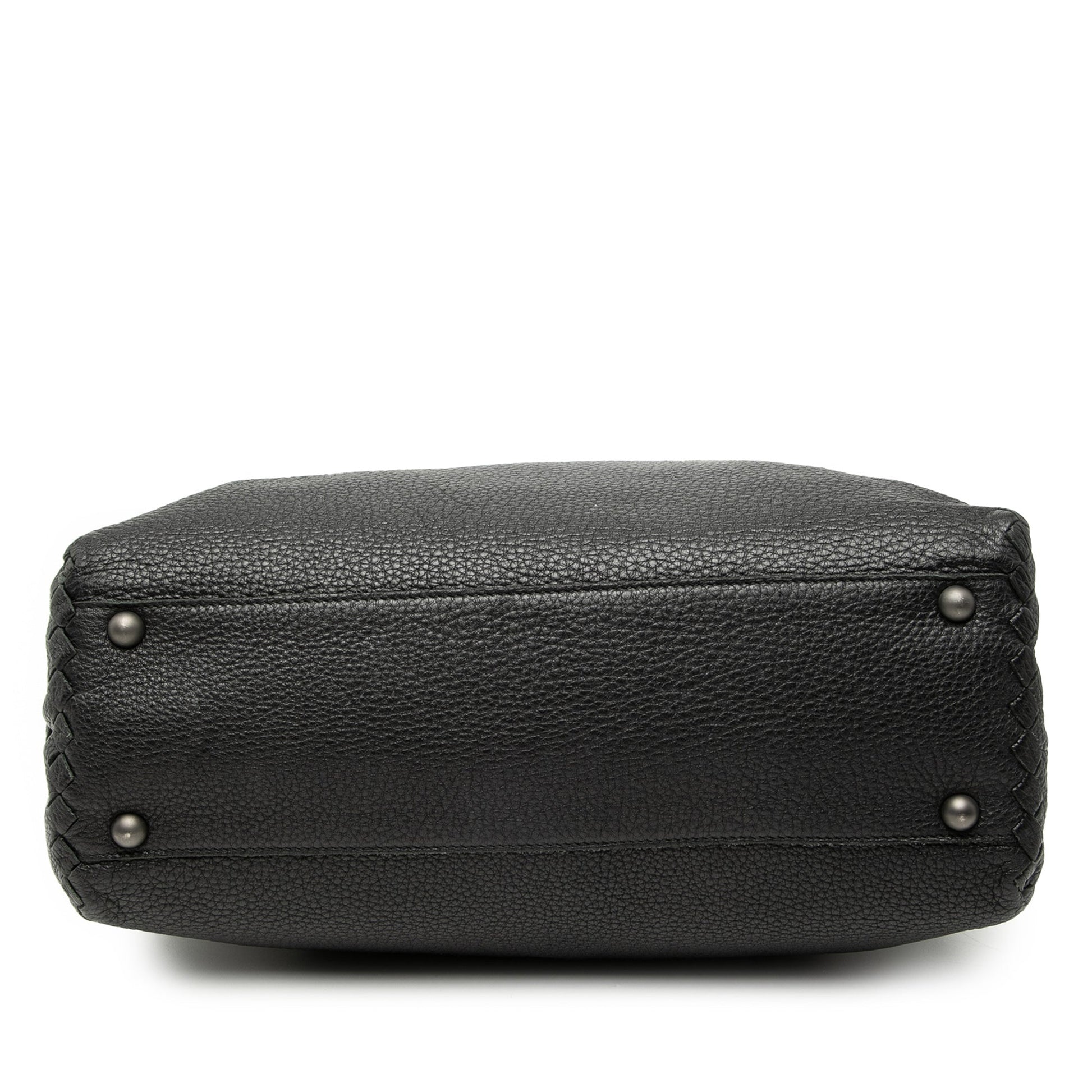 Grained Calfskin Intrecciato Tote