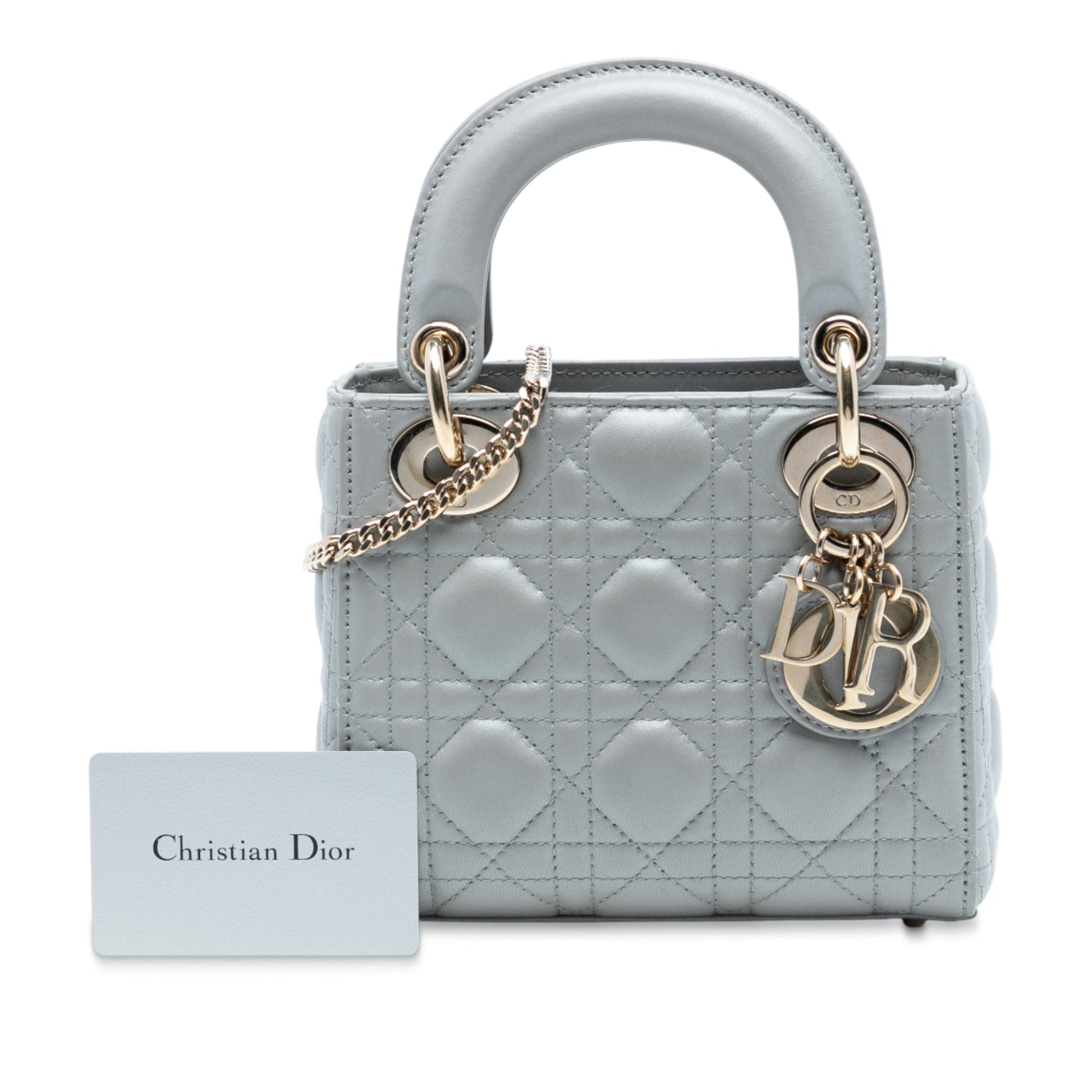 Dior Mini Lambskin Cannage Lady Dior