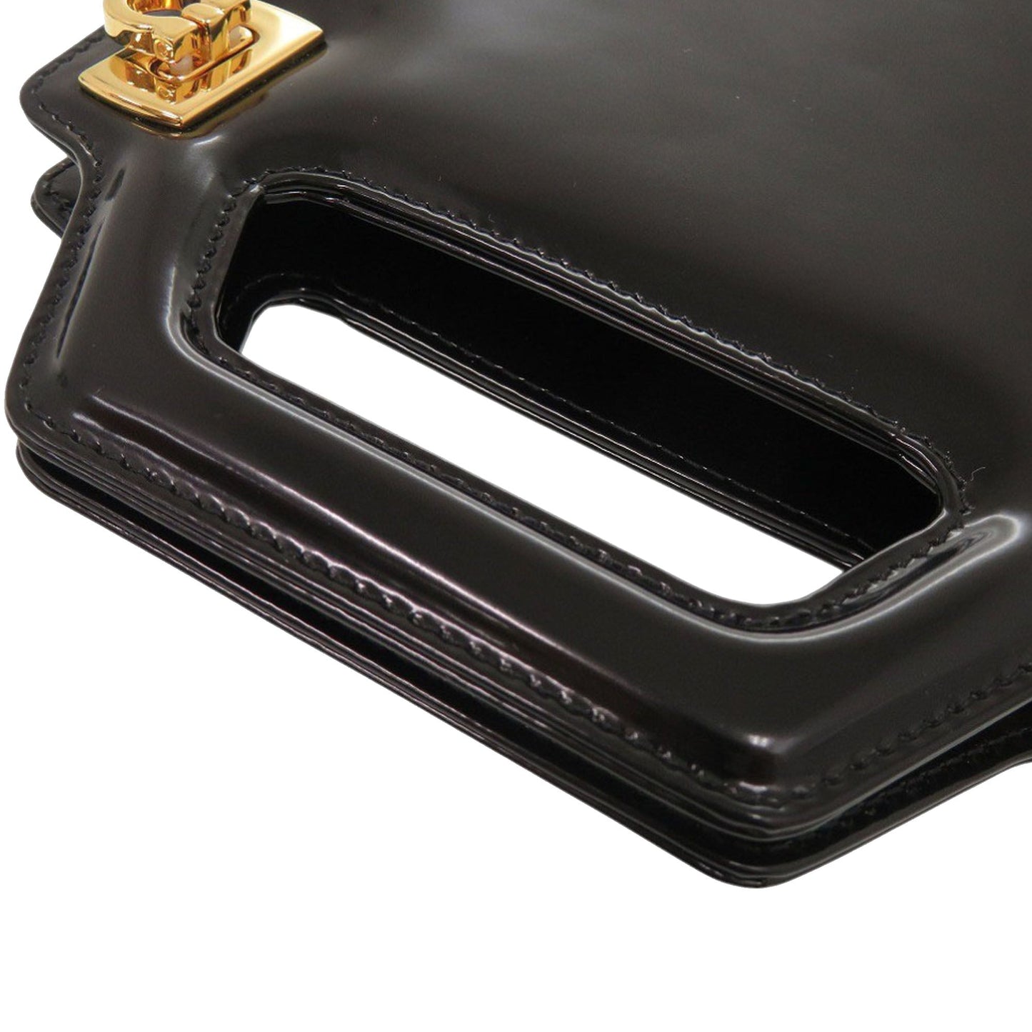 Ferragamo Mini Brushed Calfskin Gancini North South Wanda Top Handle Bag
