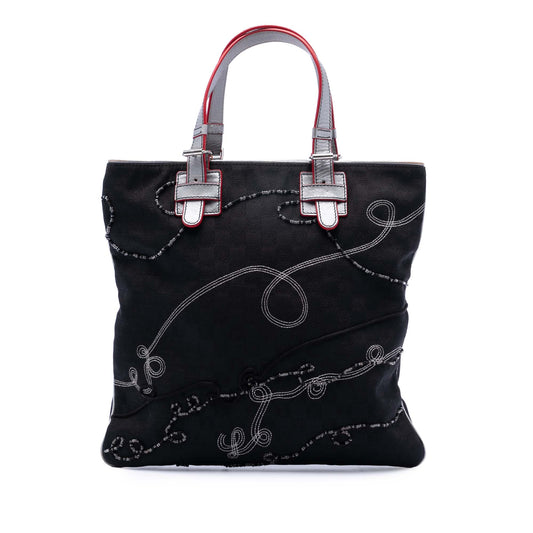 LOEWE Anagram Beaded Jacquard Tote