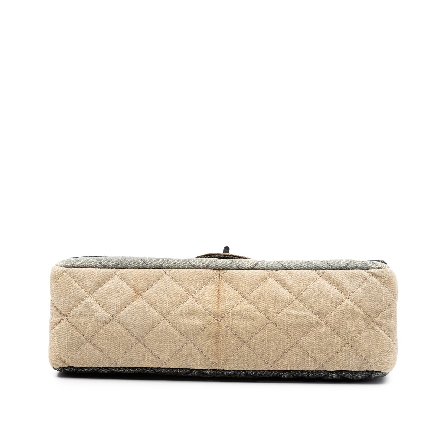 Chanel Tricolor Quilted Denim Reissue 2.55 Double Flap 226